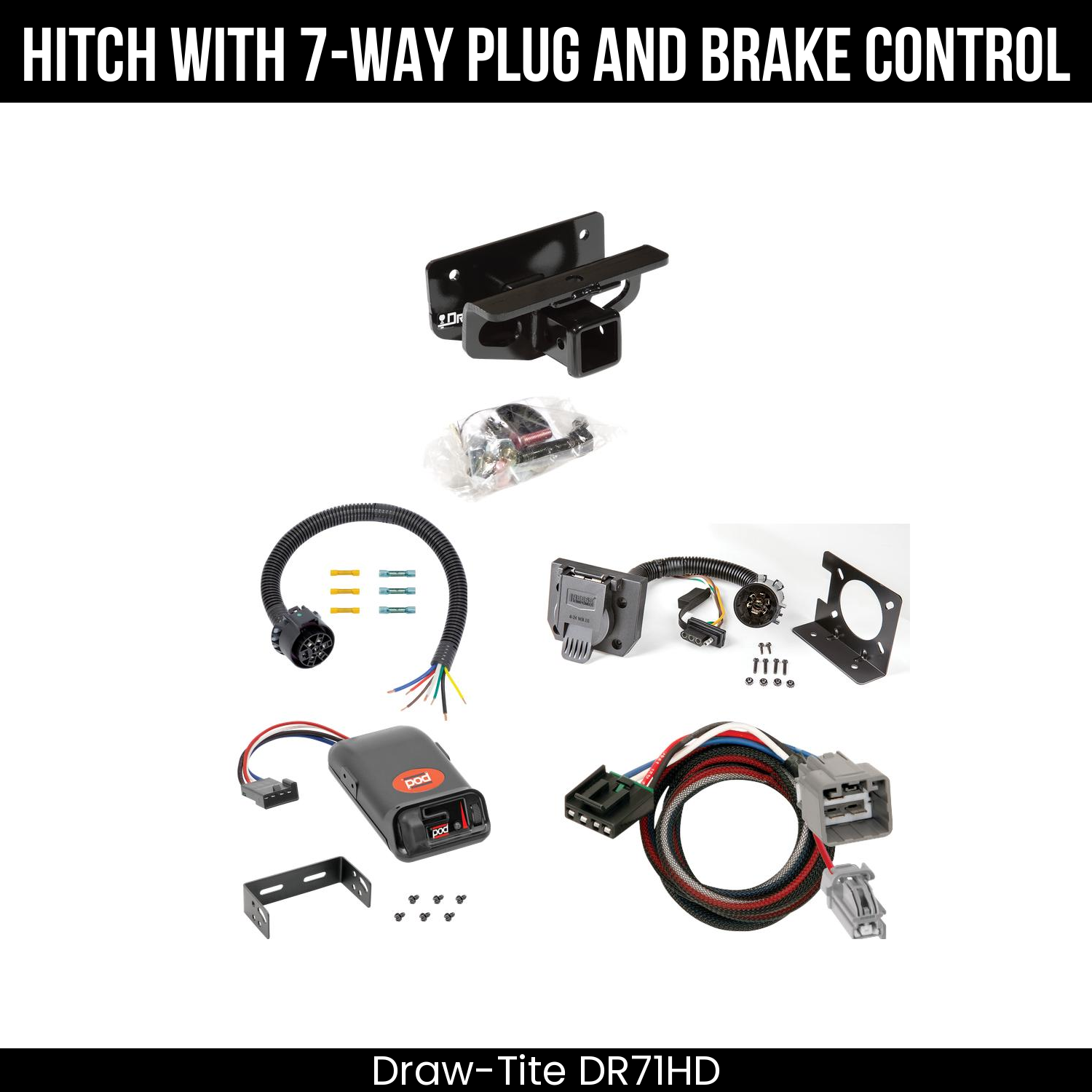 Trailer Hitch , 7-Way , Pro Series POD Brake Control