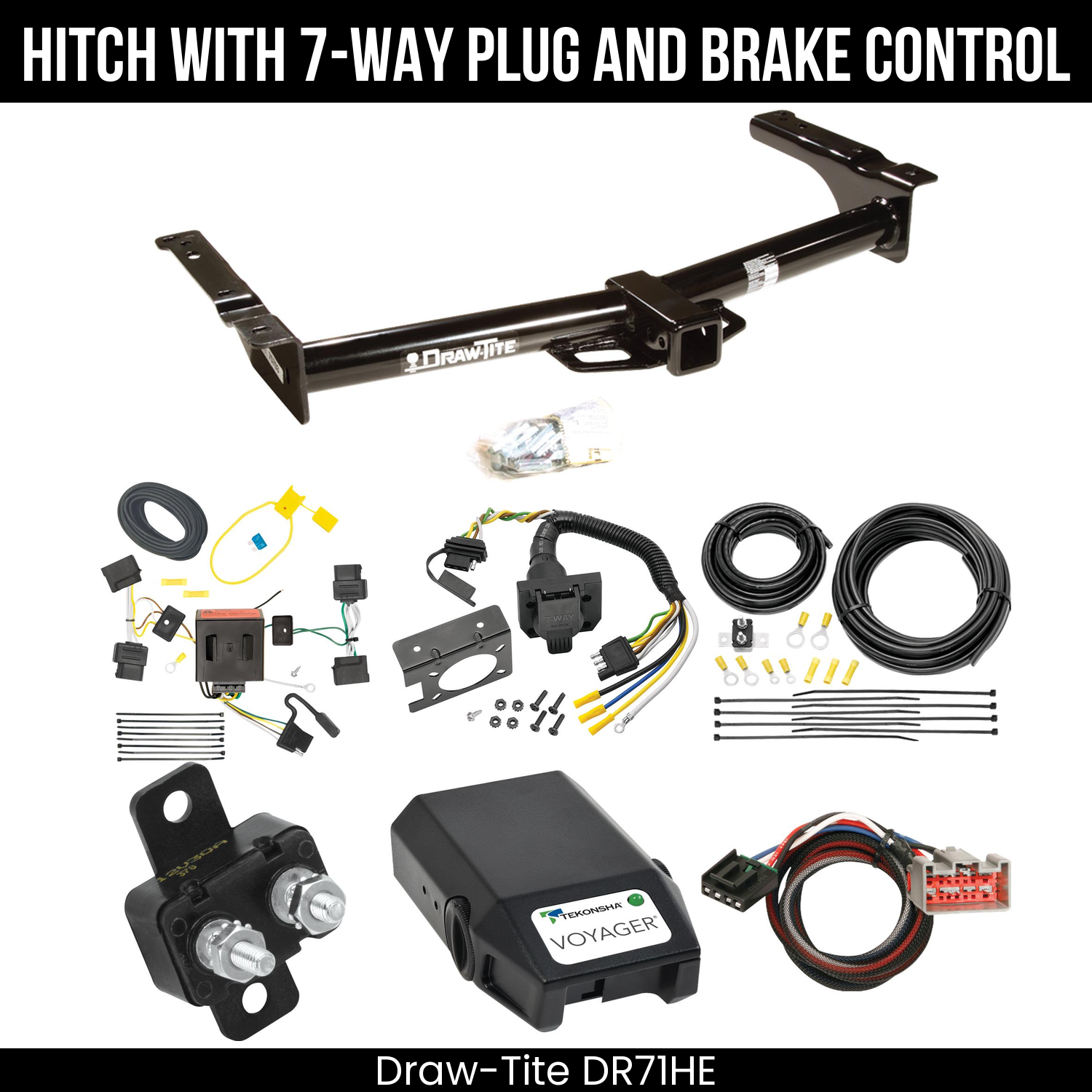Trailer Hitch , 7-Way , Tekonsha Voyager Brake Control