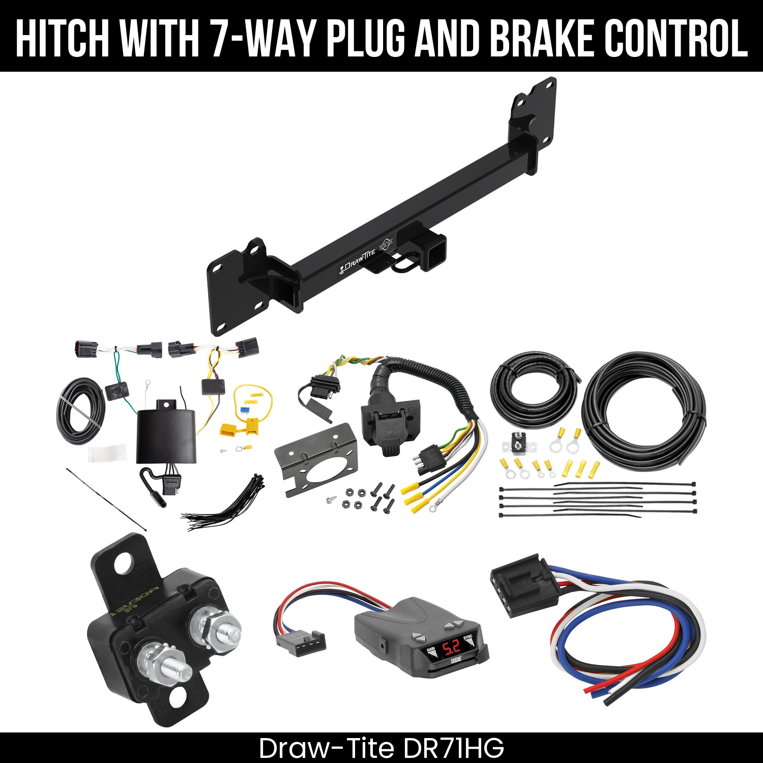 Trailer Hitch , 7-Way , Reese Brakeman IV Brake Control