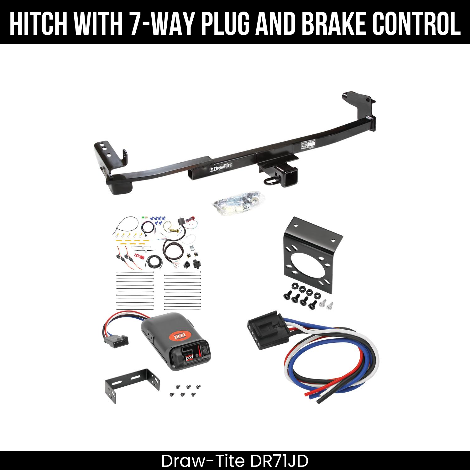 Trailer Hitch , 7-Way , Pro Series POD Brake Control