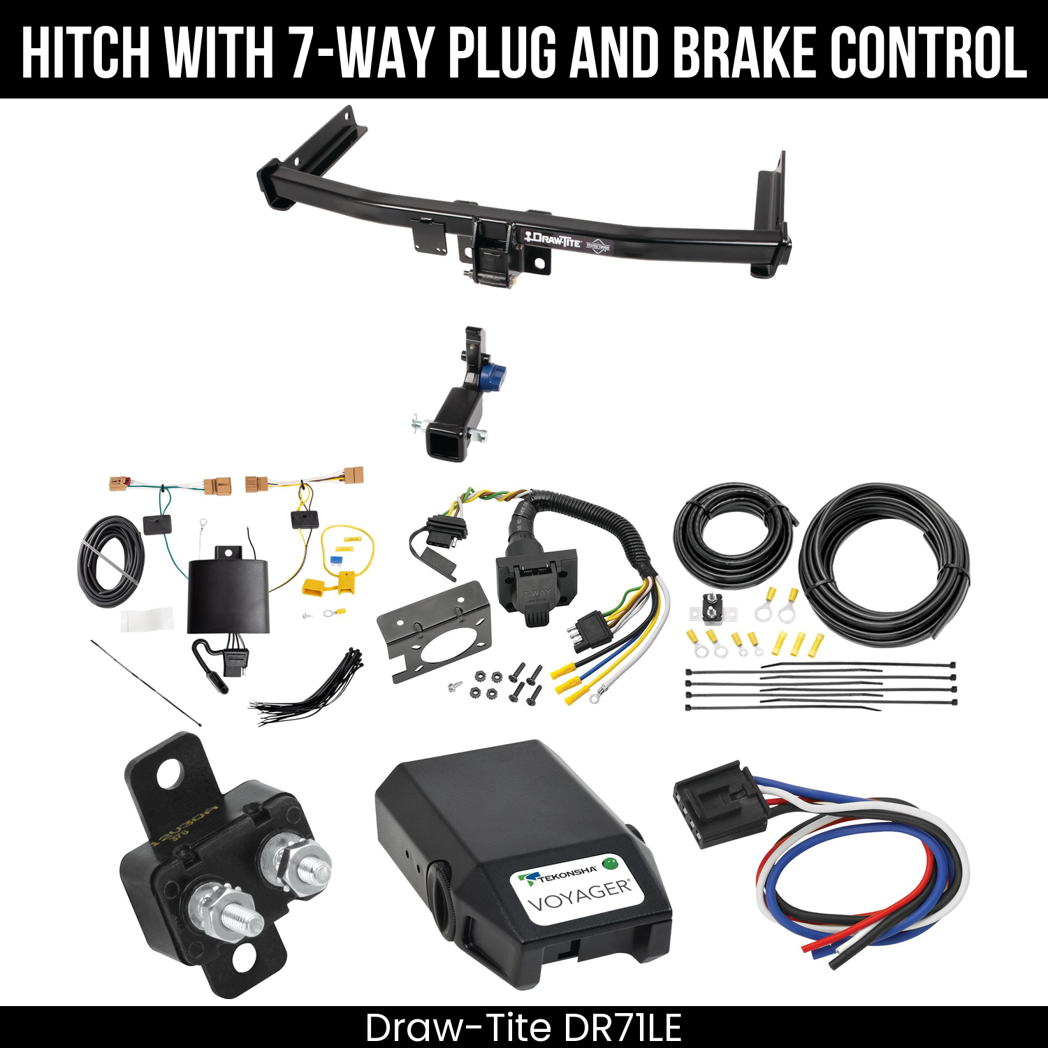Trailer Hitch , 7-Way , Tekonsha Voyager Brake Control
