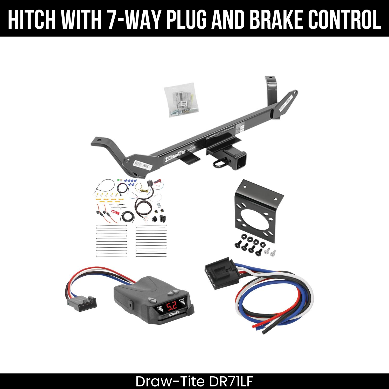 Trailer Hitch , 7-Way , Draw-Tite Activator IV Brake Control