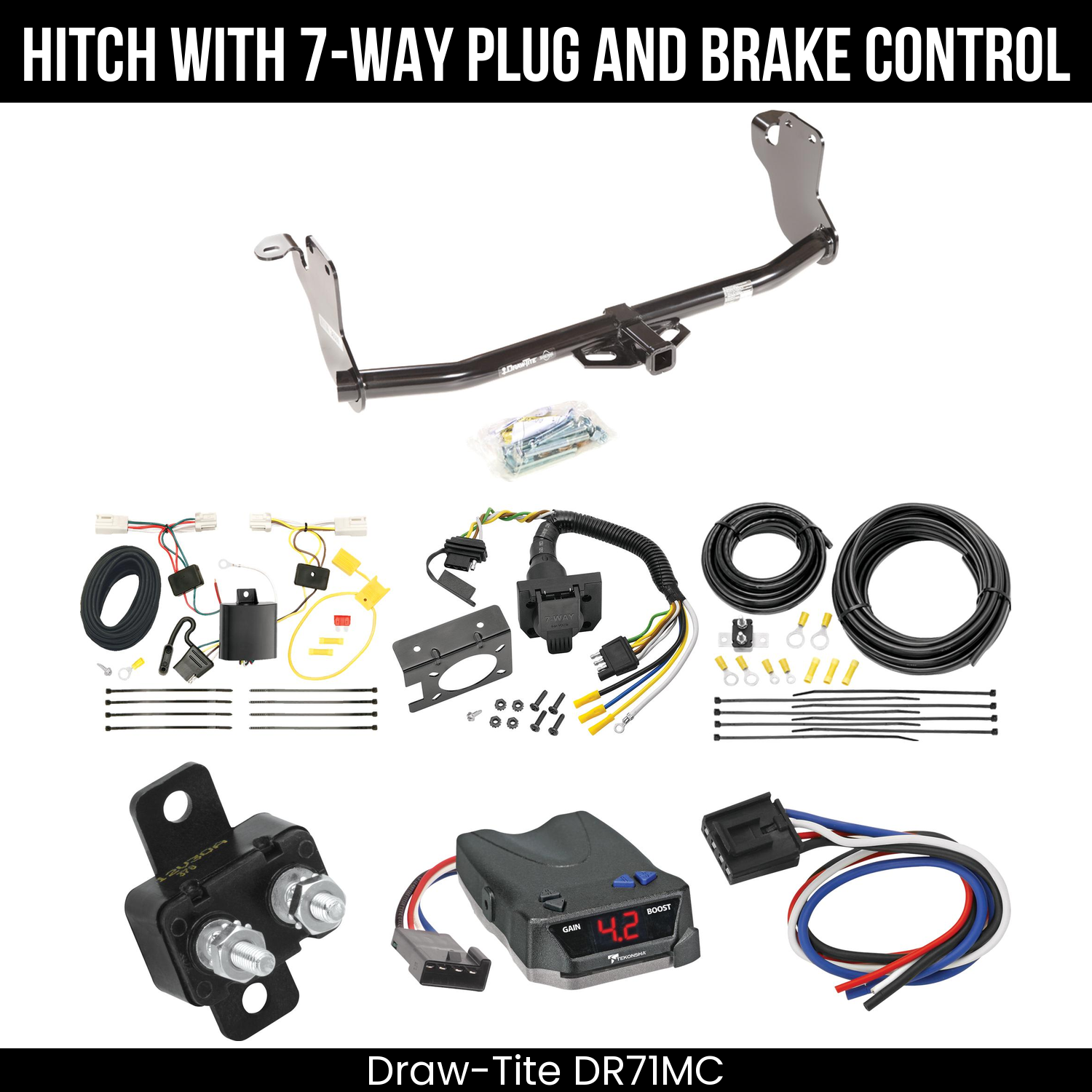 Trailer Hitch , 7-Way , Tekonsha Brake EVN Control