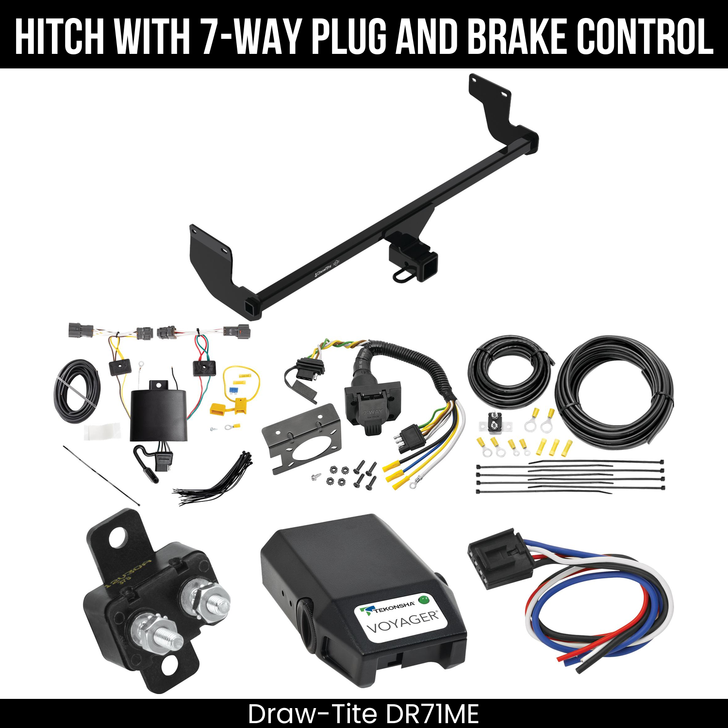 Trailer Hitch , 7-Way , Tekonsha Voyager Brake Control