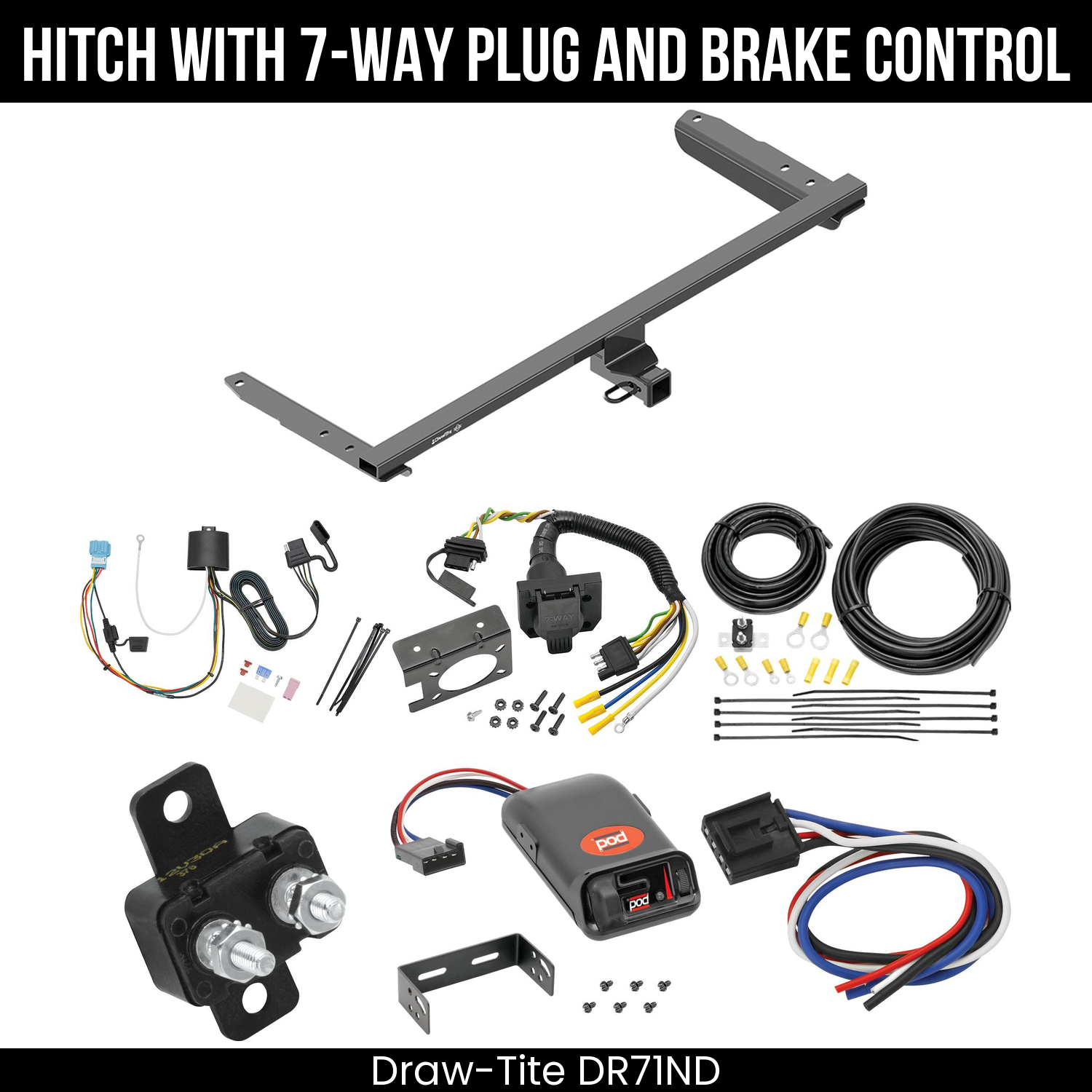 Trailer Hitch , 7-Way , Pro Series POD Brake Control