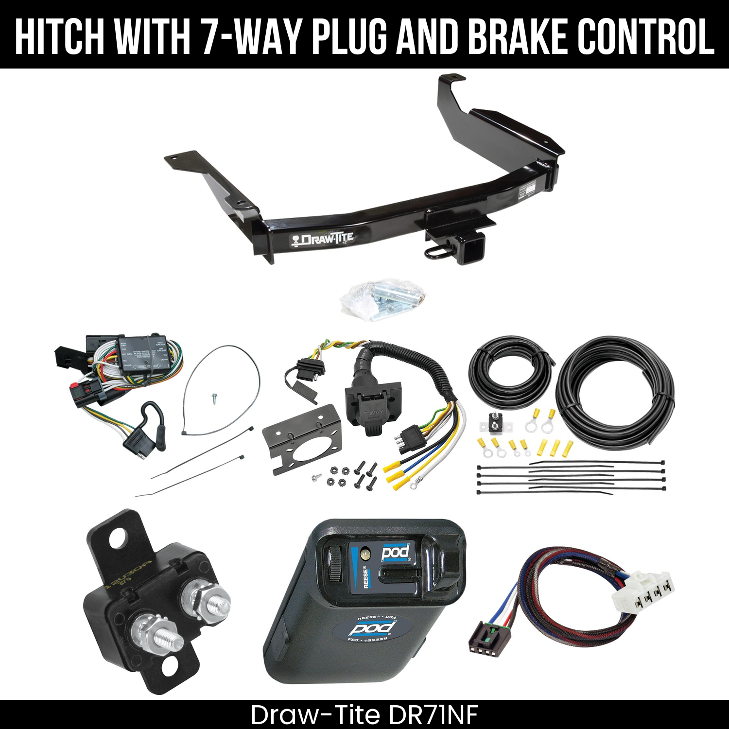 Trailer Hitch , 7-Way , Reese POD Brake Control