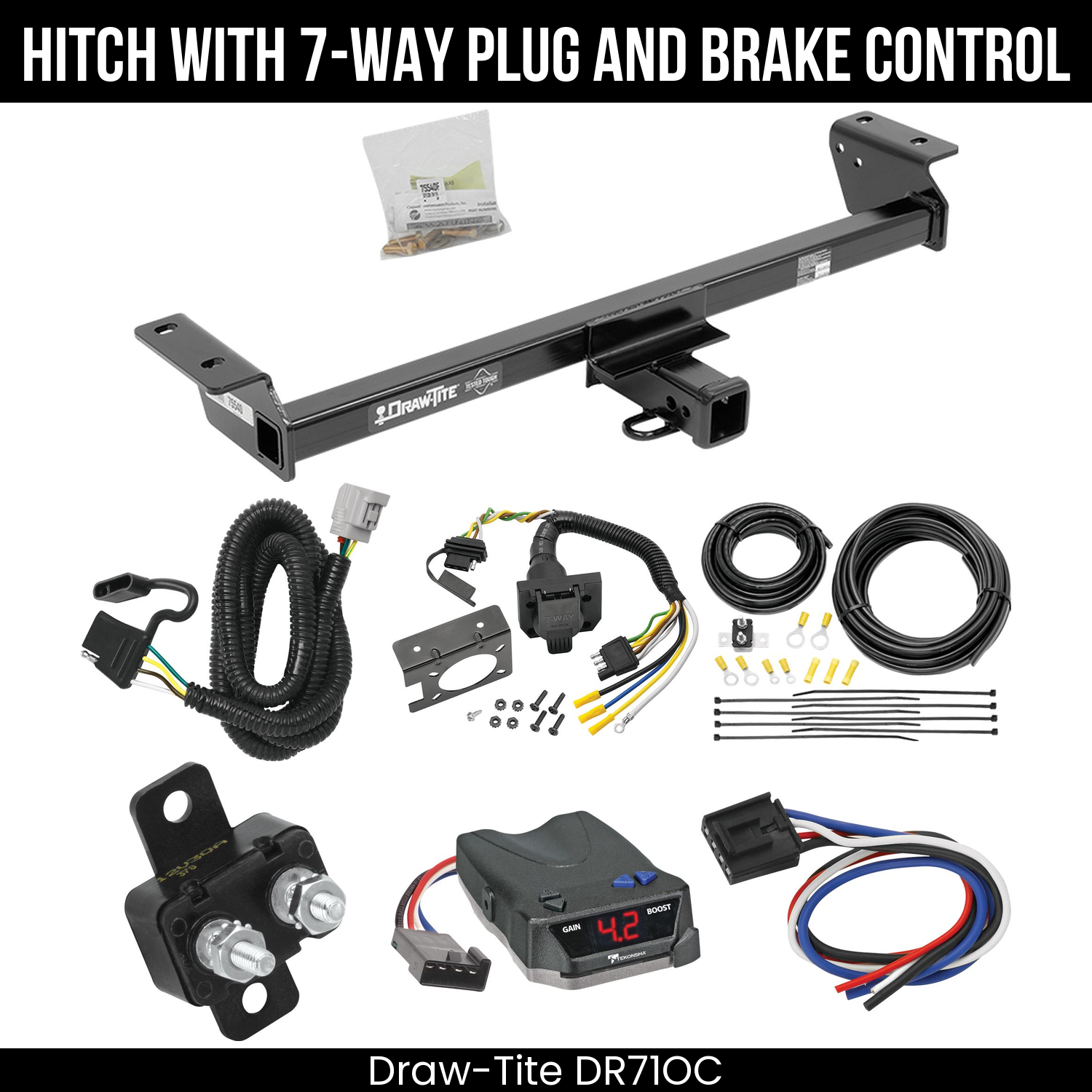 Trailer Hitch , 7-Way , Tekonsha Brake EVN Control