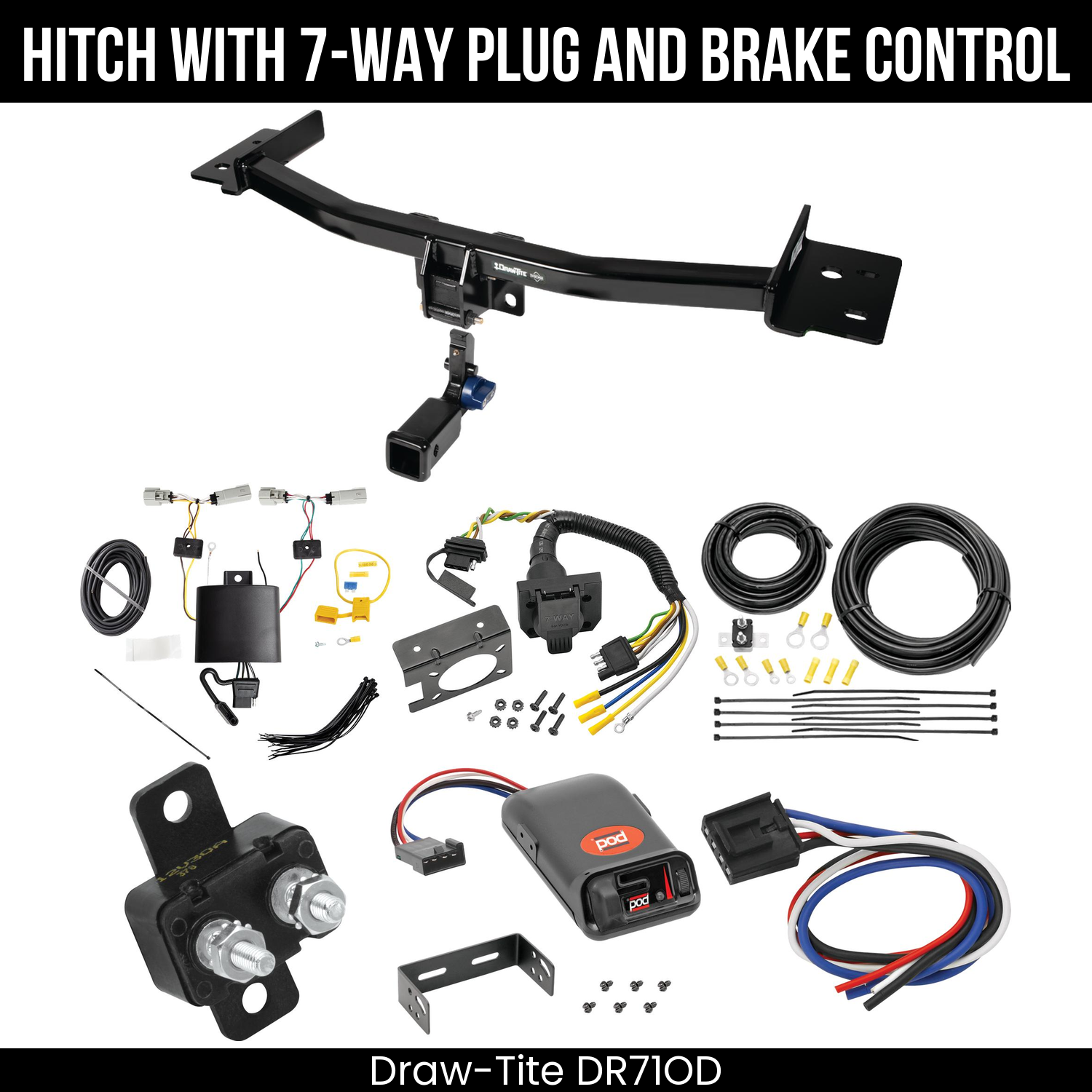 Trailer Hitch , 7-Way , Pro Series POD Brake Control