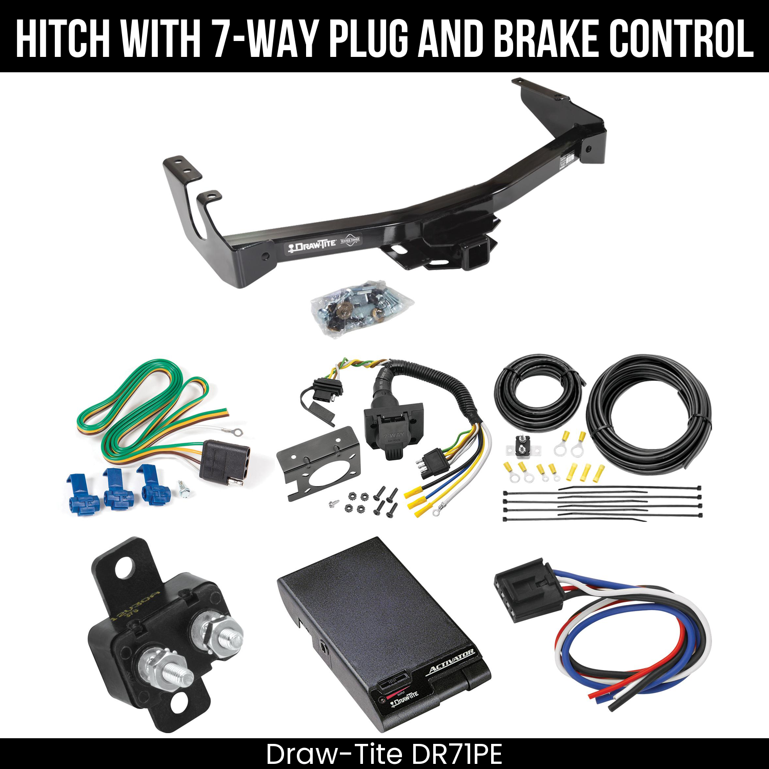Trailer Hitch , 7-Way , Draw-Tite Activator Brake Control