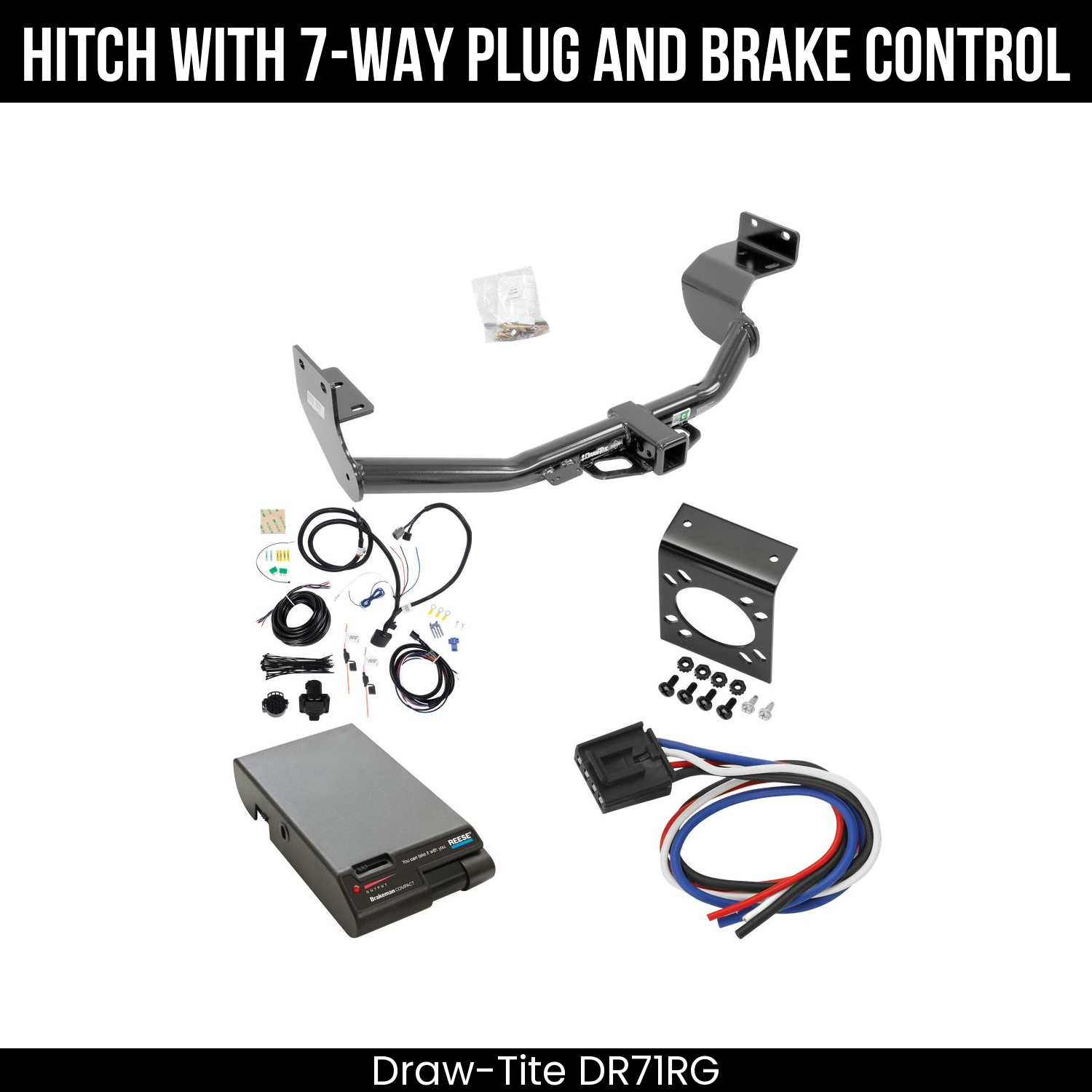 Trailer Hitch , 7-Way , Reese Brakeman Brake Control