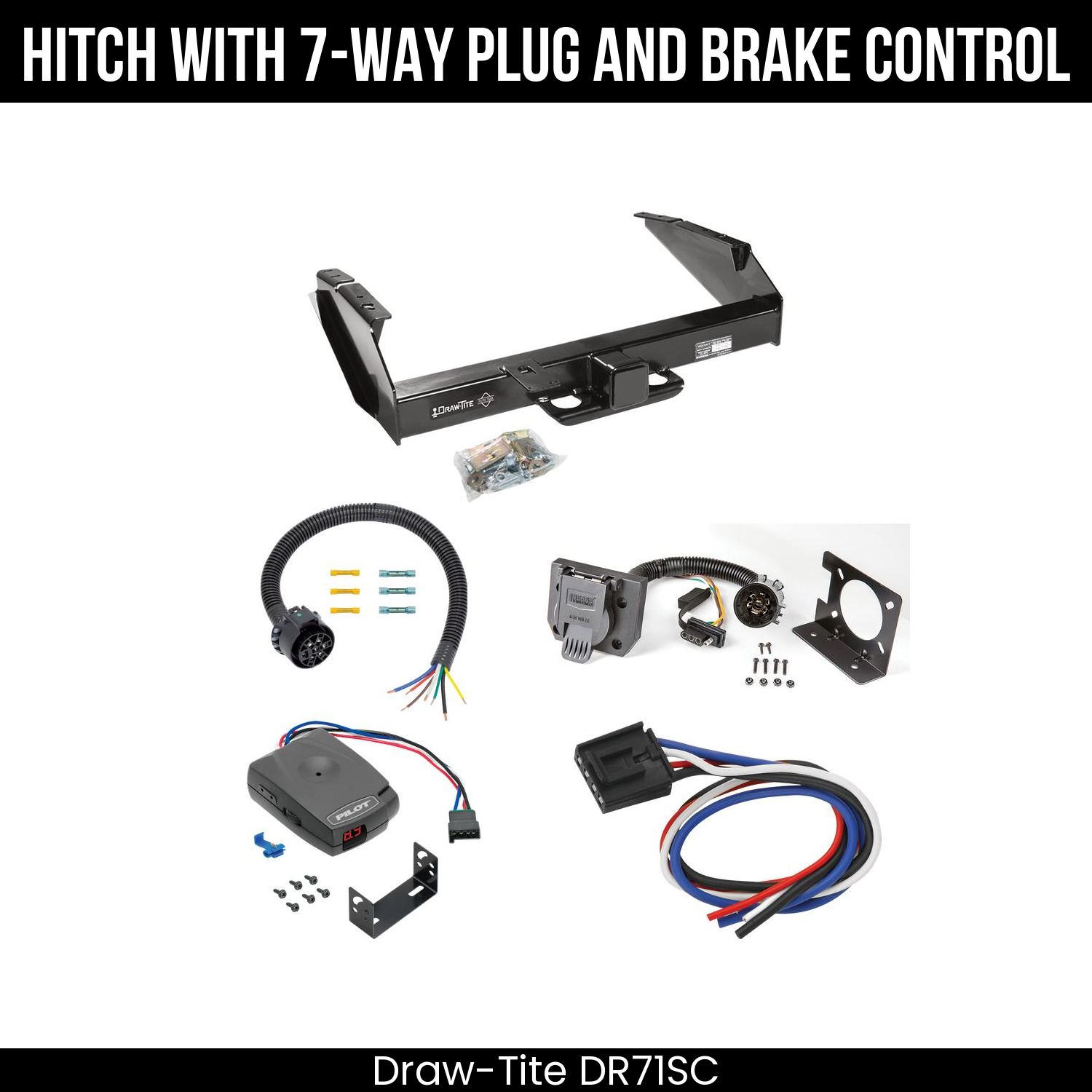 Trailer Hitch , 7-Way , Pro Series Pilot Brake Control