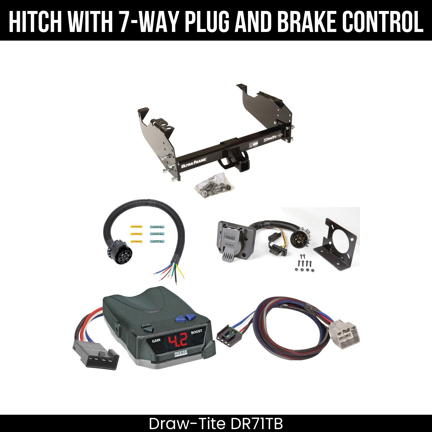 Trailer Hitch , 7-Way , Reese Brake EVN Control
