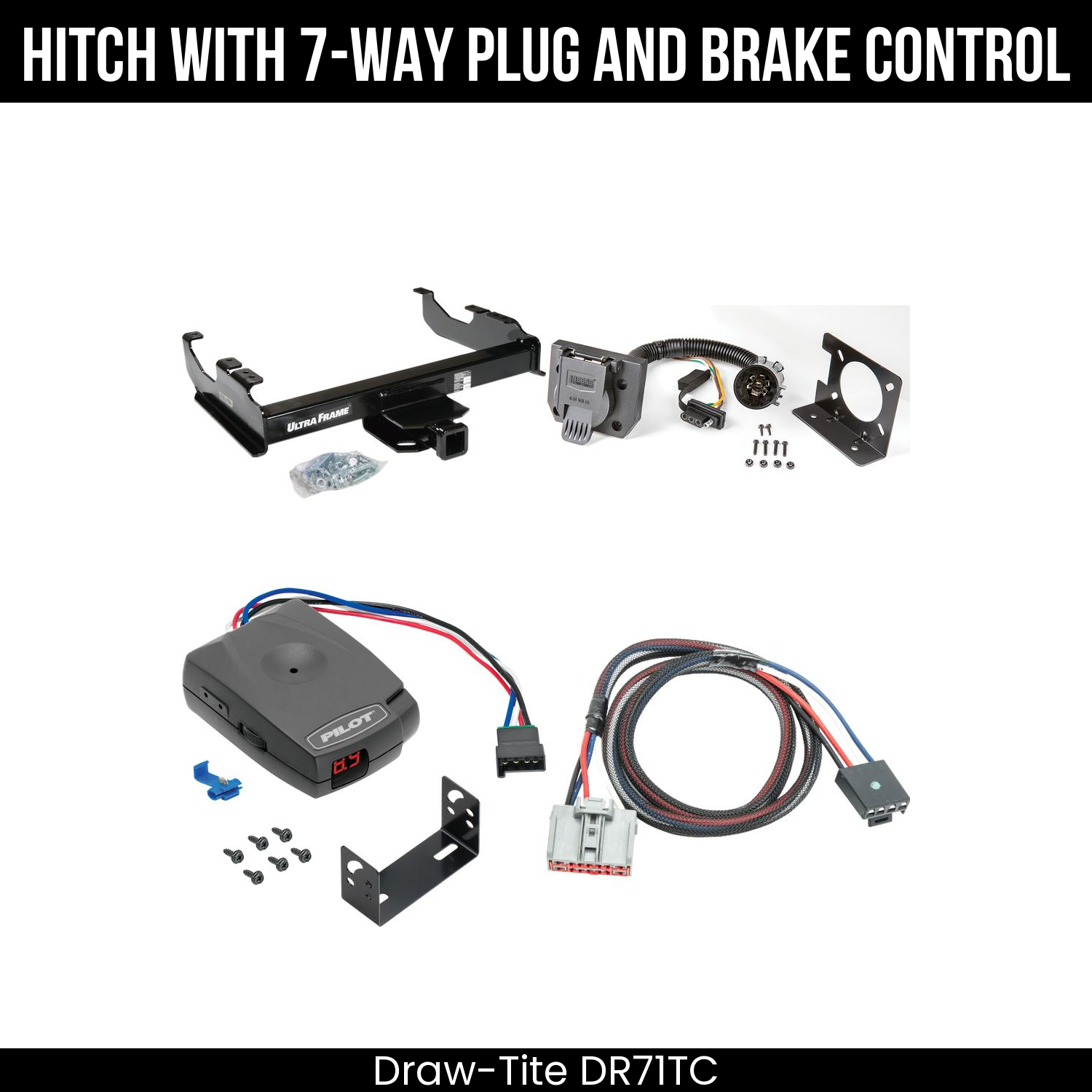 Trailer Hitch , 7-Way , Pro Series Pilot Brake Control
