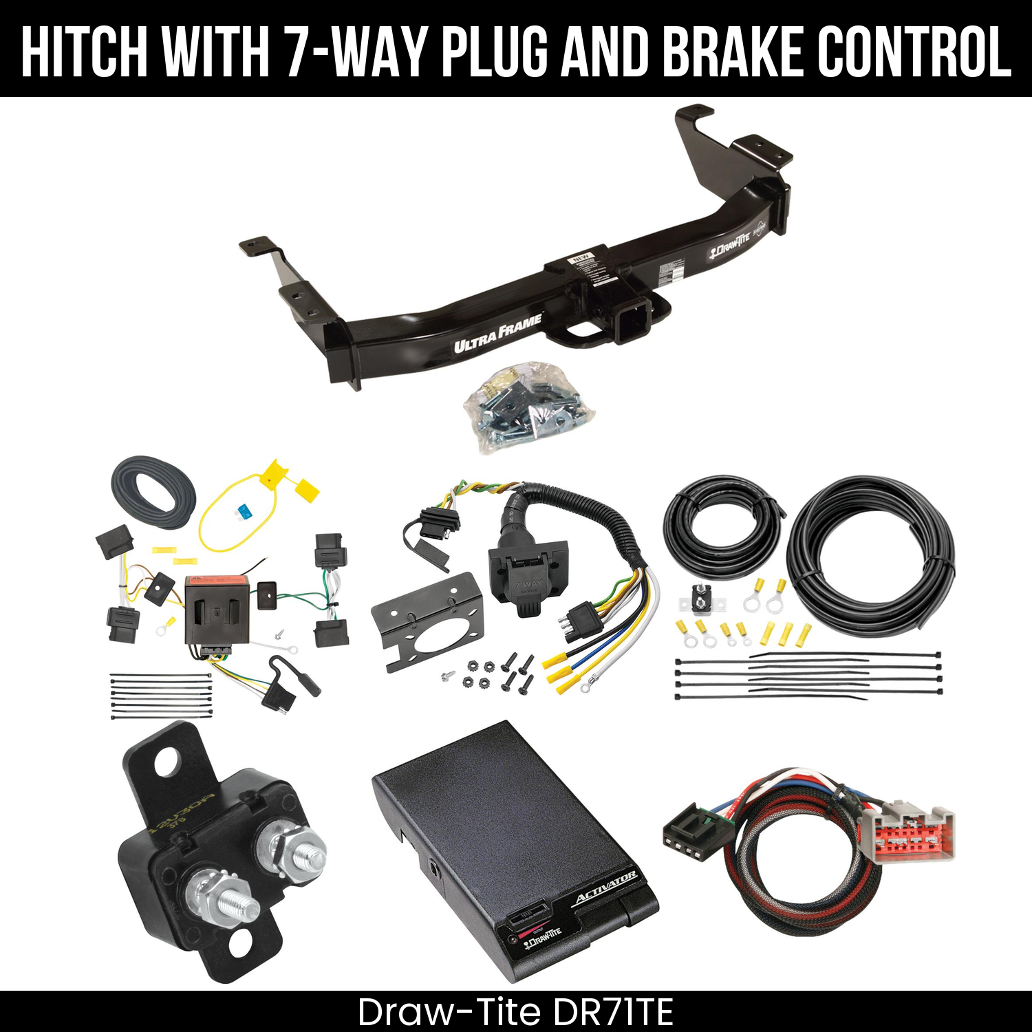Trailer Hitch , 7-Way , Draw-Tite Activator Brake Control