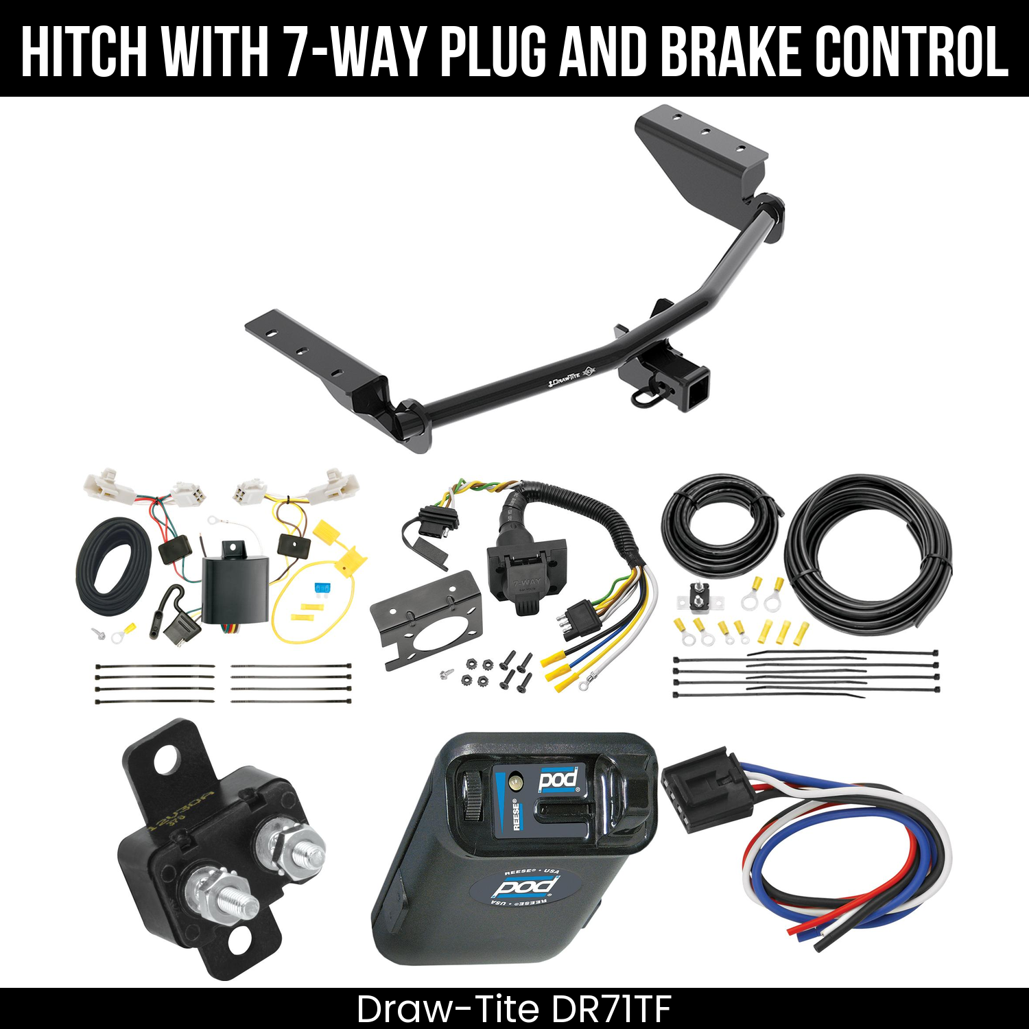 Trailer Hitch , 7-Way , Reese POD Brake Control