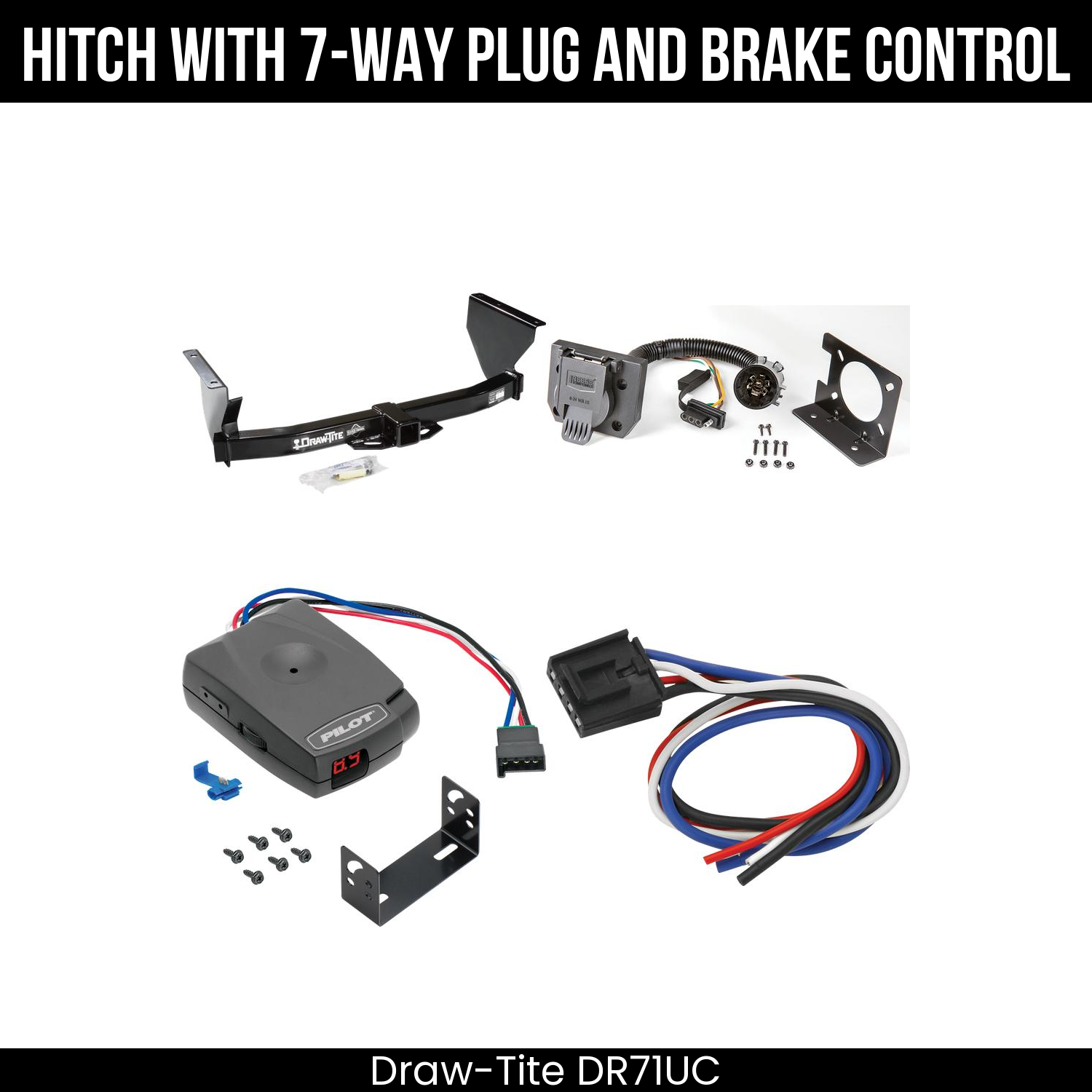 Trailer Hitch , 7-Way , Pro Series Pilot Brake Control