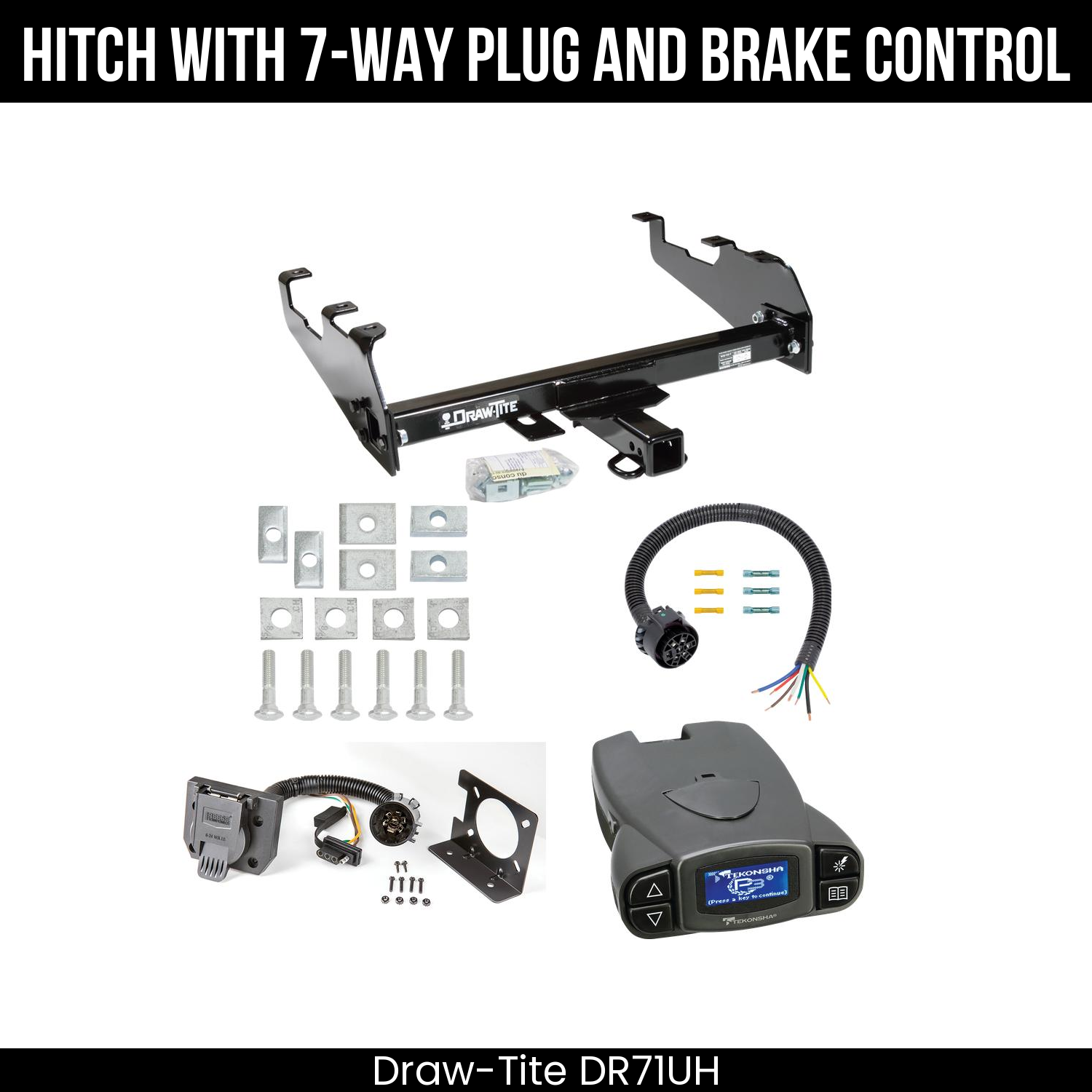 Trailer Hitch , 7-Way , Tekonsha Prodigy P3 Brake Control