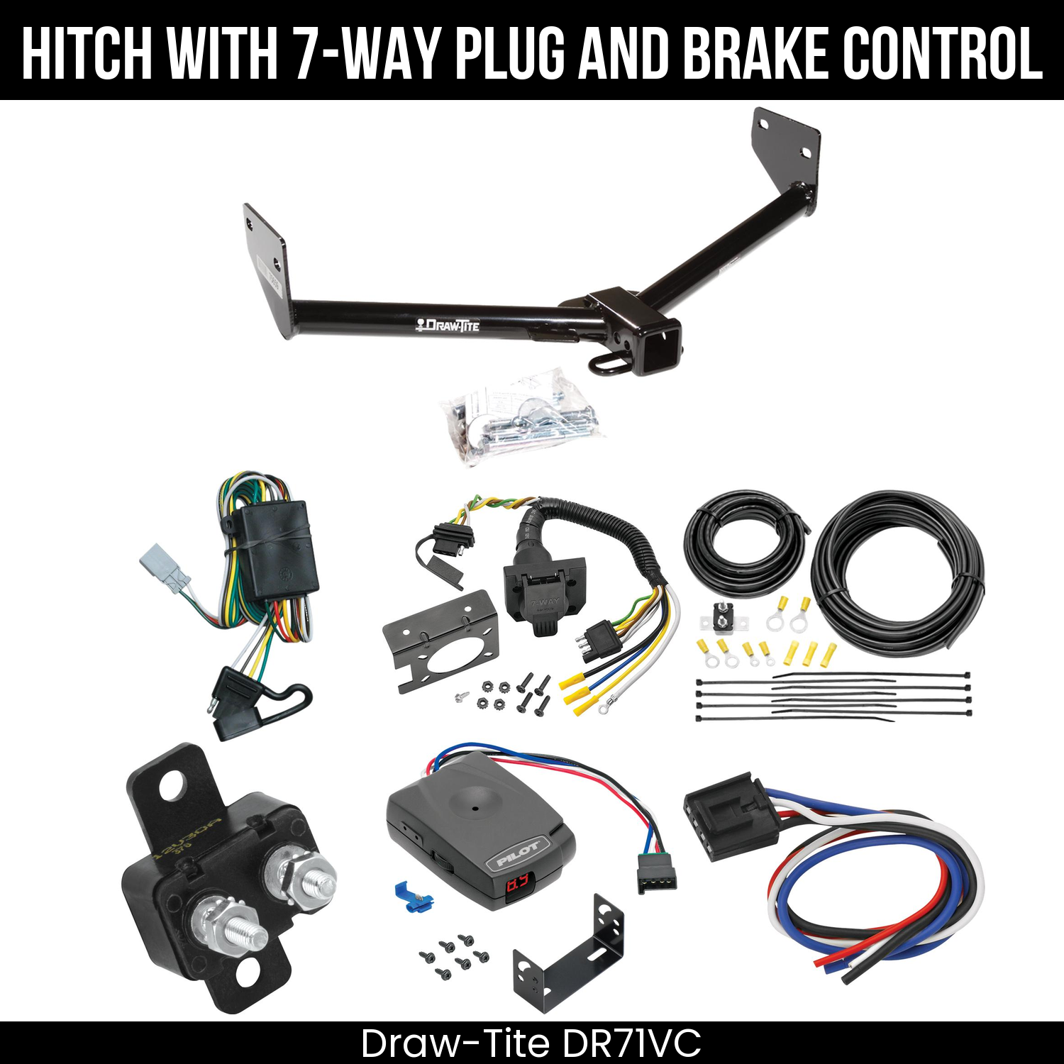 Trailer Hitch , 7-Way , Pro Series Pilot Brake Control