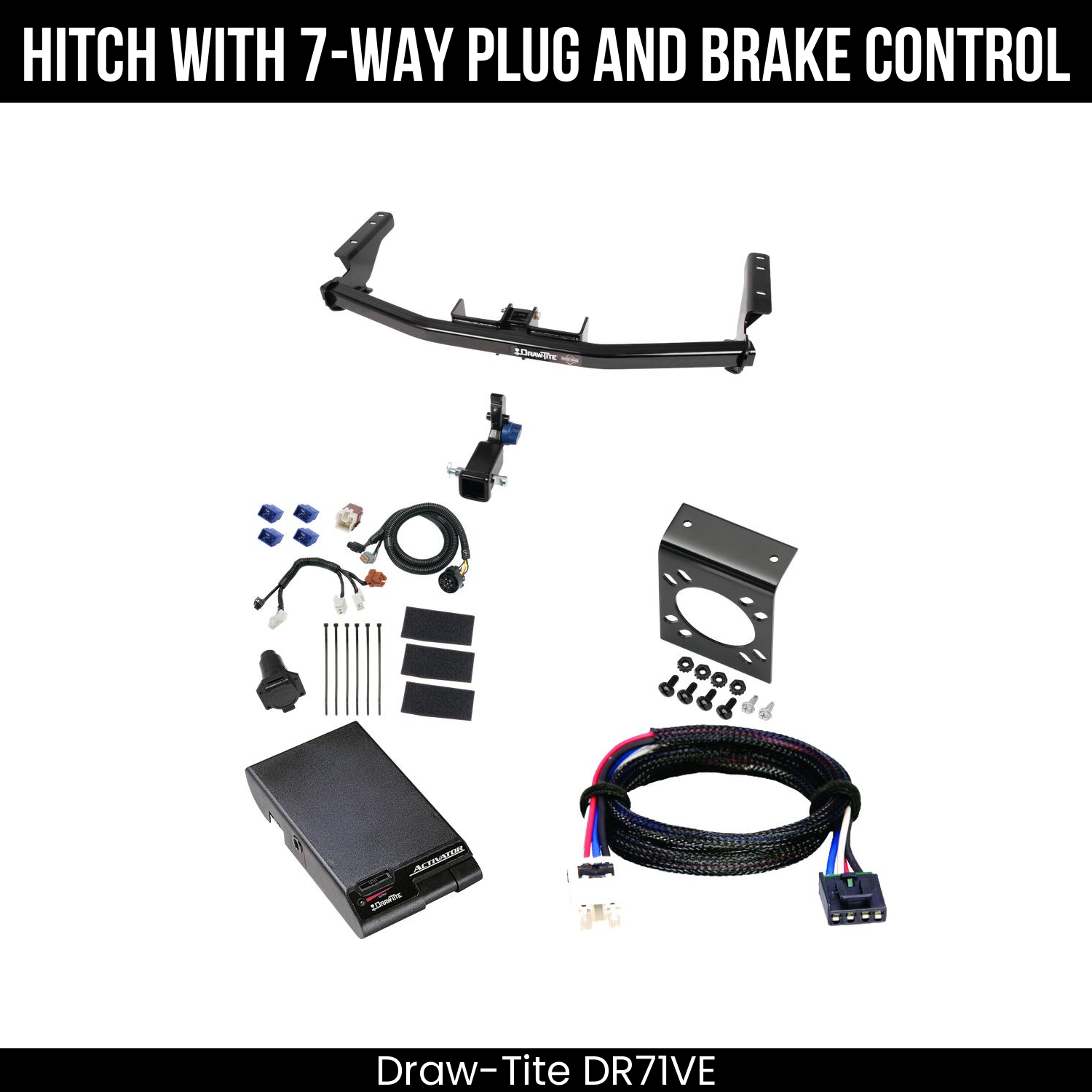Trailer Hitch , 7-Way , Draw-Tite Activator Brake Control