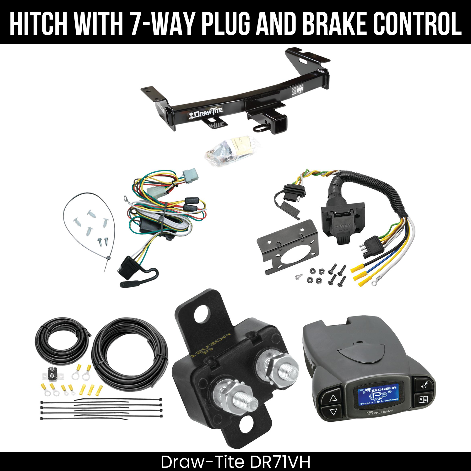 Trailer Hitch , 7-Way , Tekonsha Prodigy P3 Brake Control