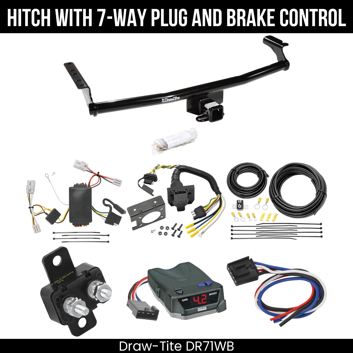 Trailer Hitch , 7-Way , Reese Brake EVN Control