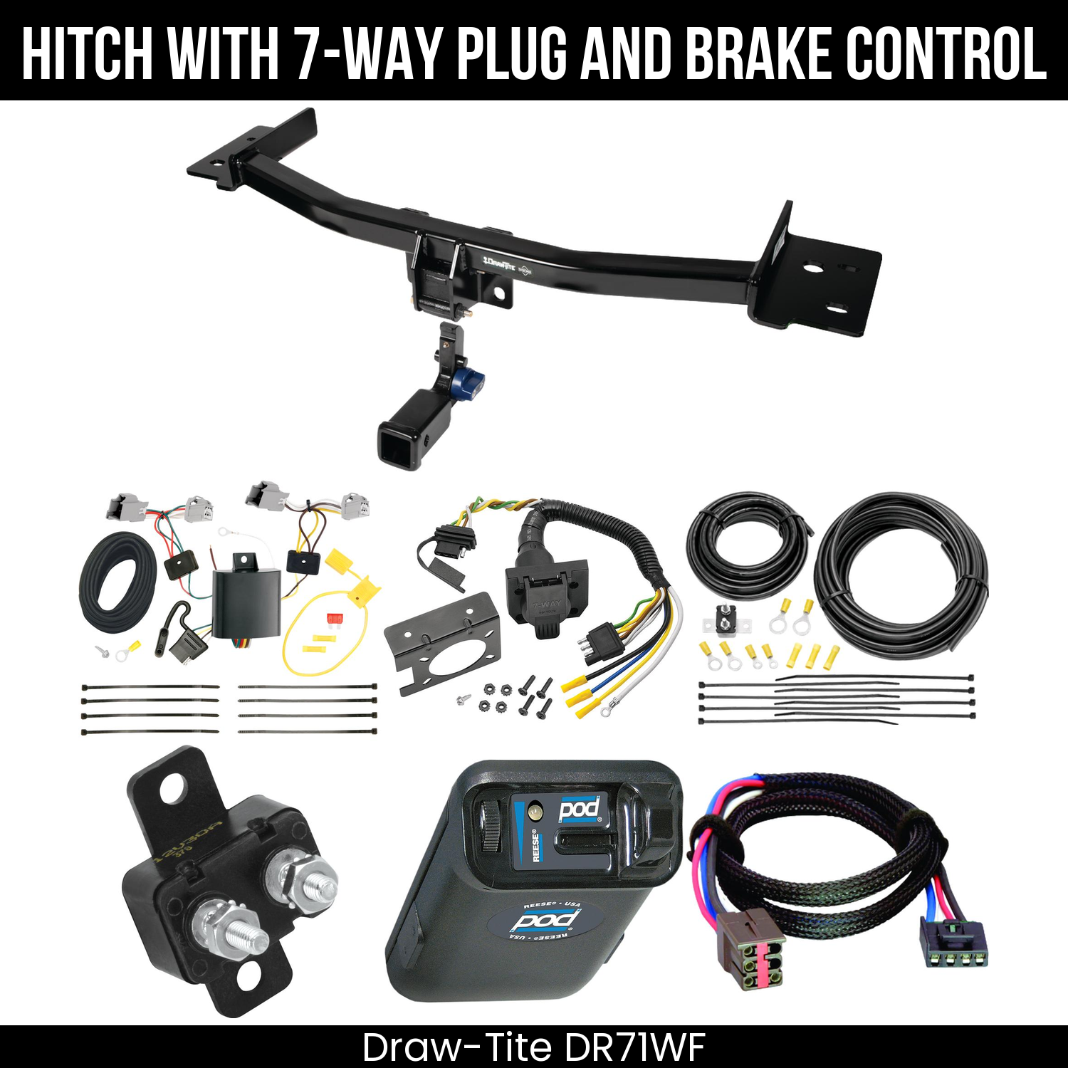 Trailer Hitch , 7-Way , Reese POD Brake Control
