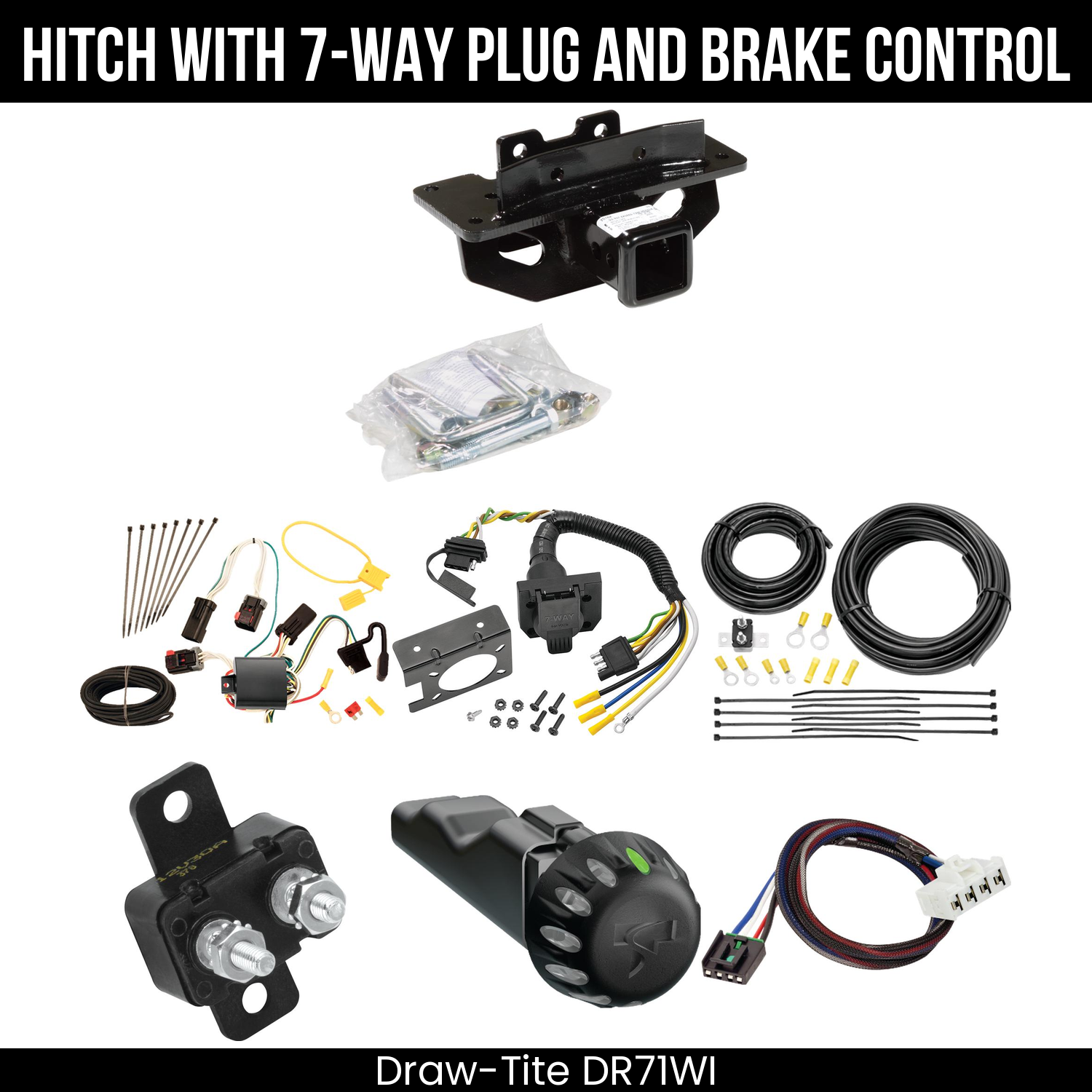 Trailer Hitch , 7-Way , Tekonsha Voyager iD Smart Brake Control