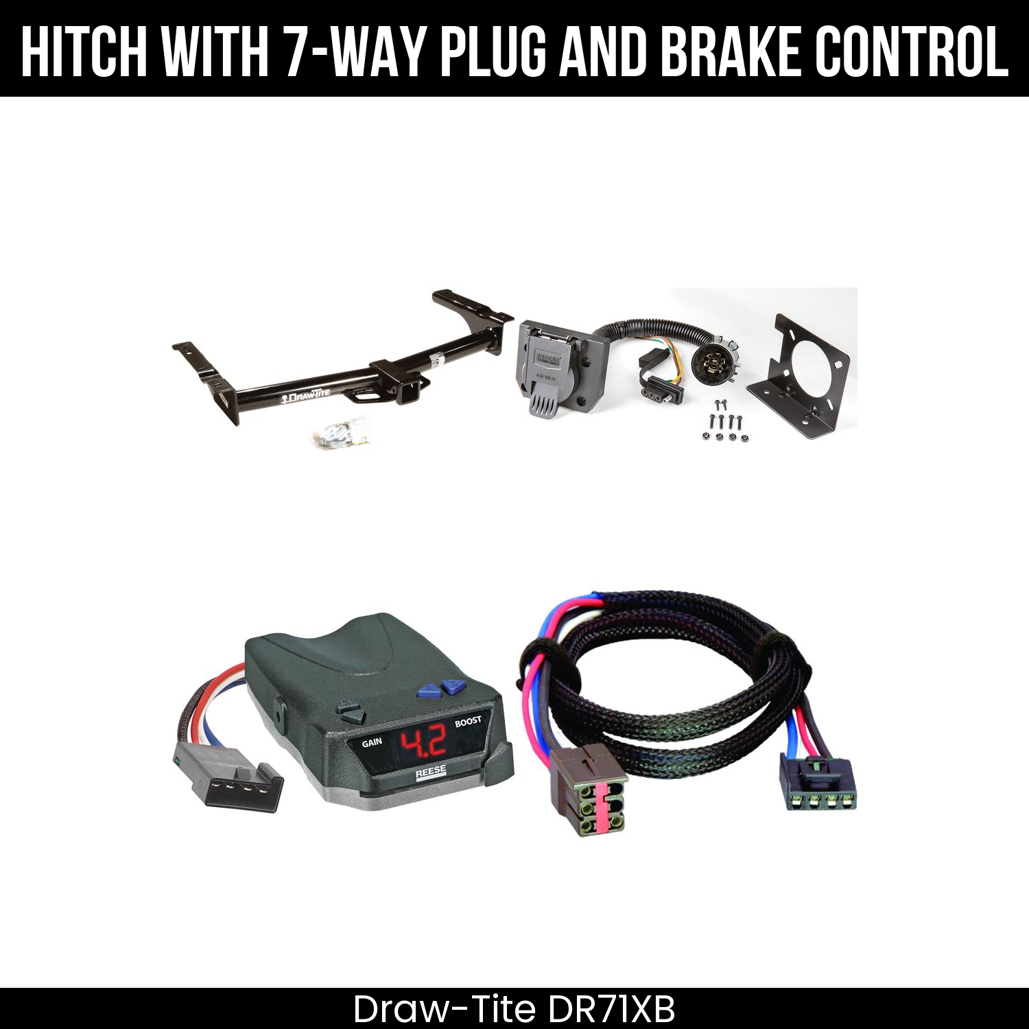 Trailer Hitch , 7-Way , Reese Brake EVN Control