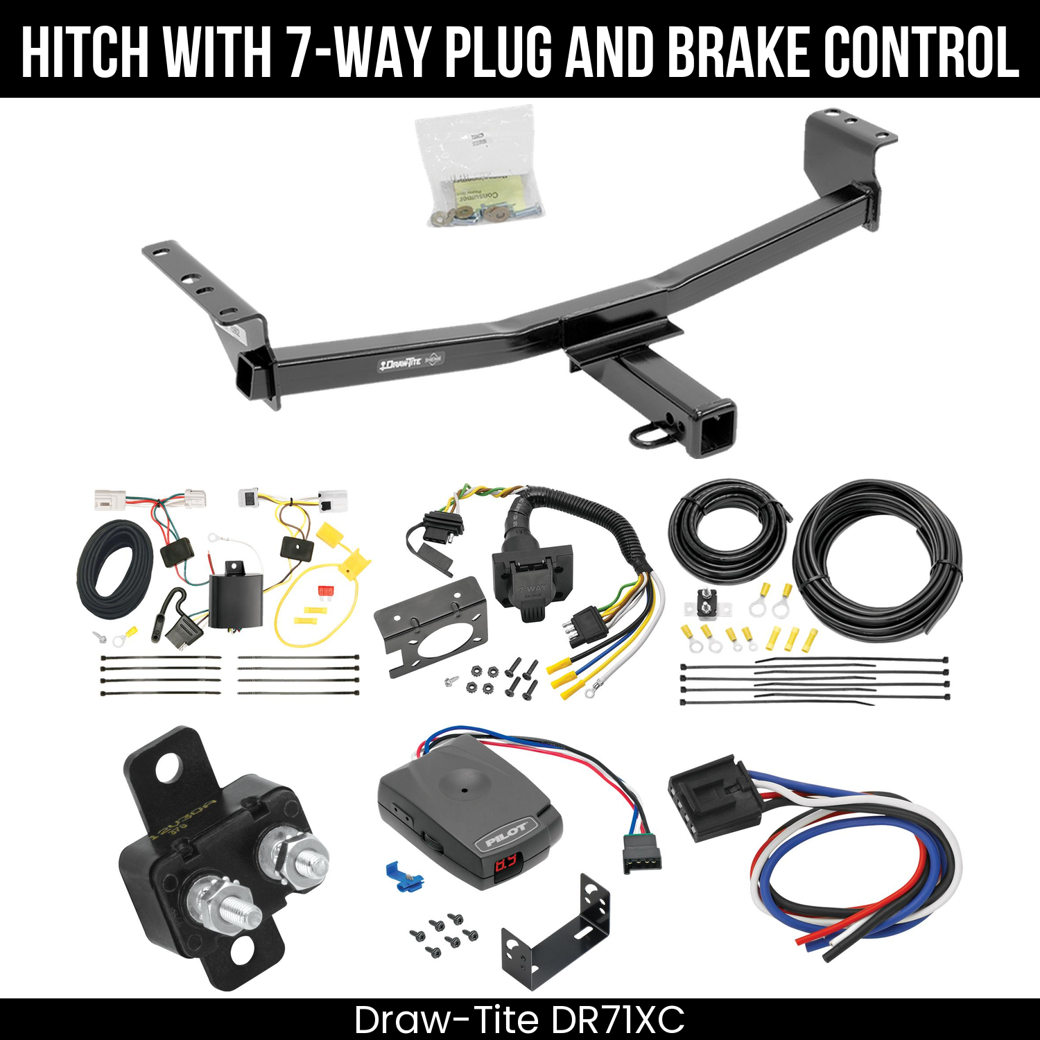 Trailer Hitch , 7-Way , Pro Series Pilot Brake Control