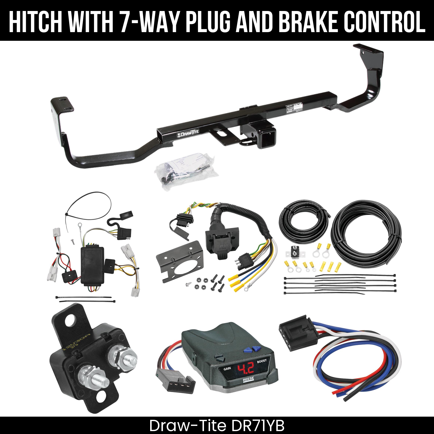 Trailer Hitch , 7-Way , Reese Brake EVN Control