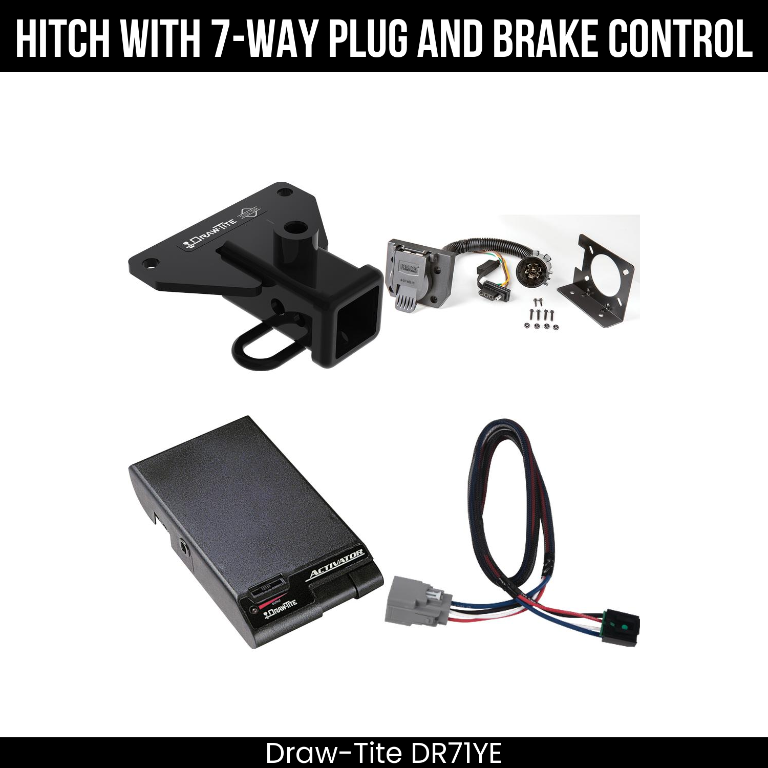 Trailer Hitch , 7-Way , Draw-Tite Activator Brake Control