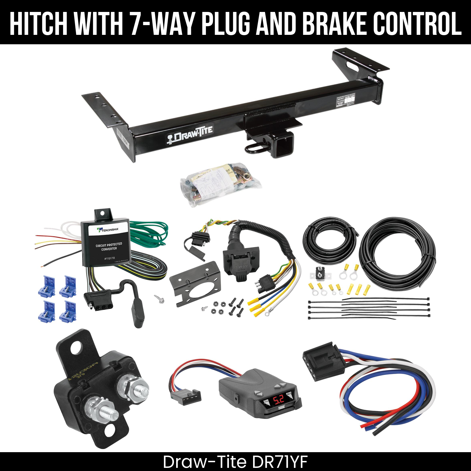 Trailer Hitch , 7-Way , Reese Brakeman IV Brake Control