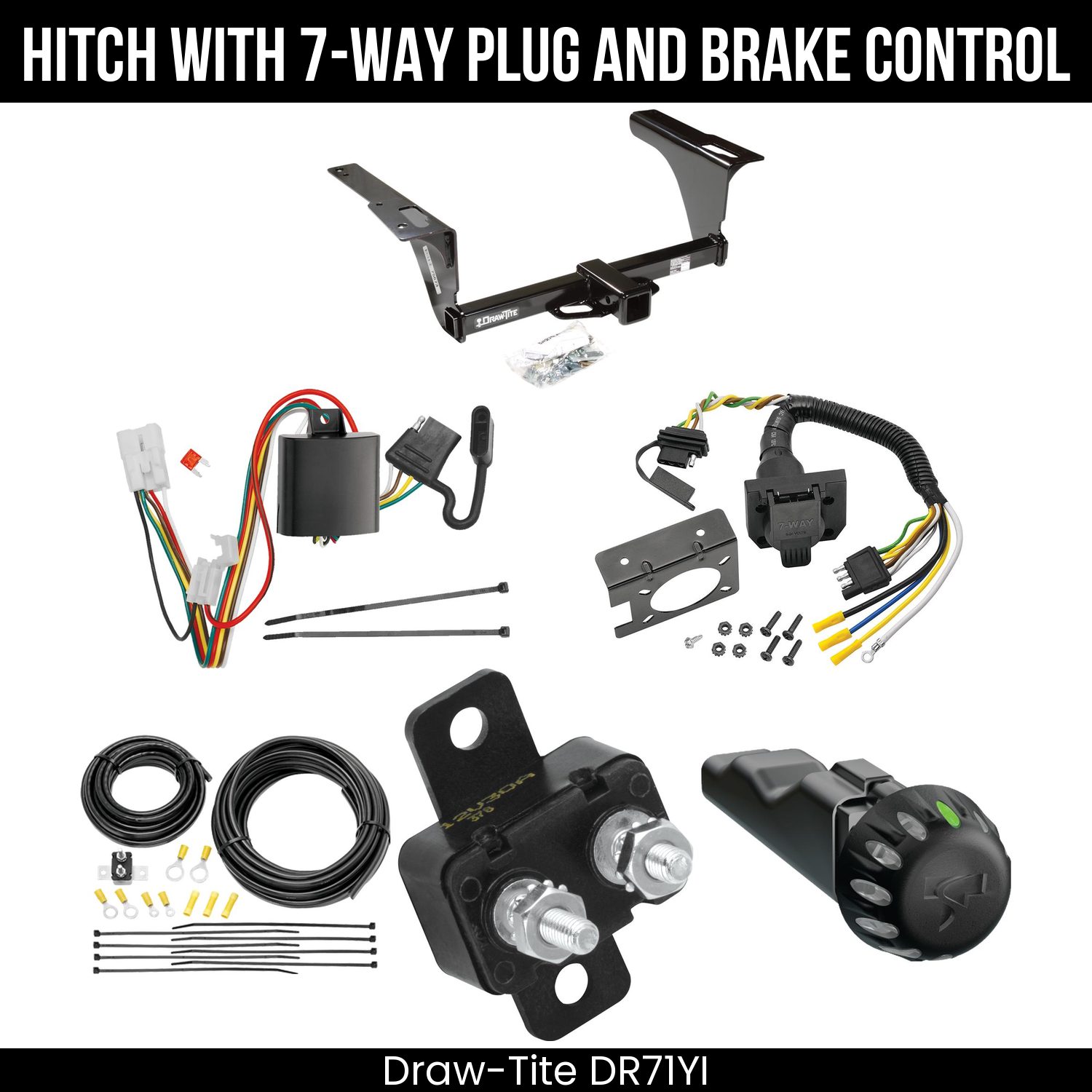 Trailer Hitch , 7-Way , Tekonsha Voyager iD Smart Brake Control