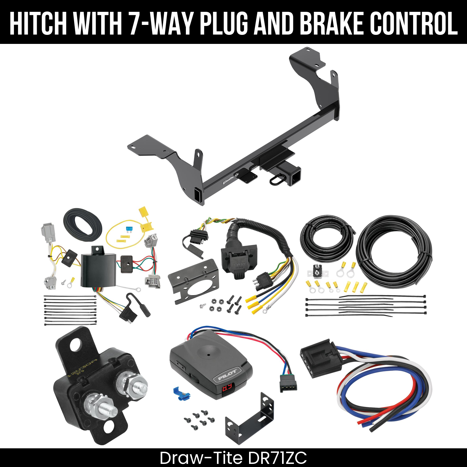 Trailer Hitch , 7-Way , Pro Series Pilot Brake Control