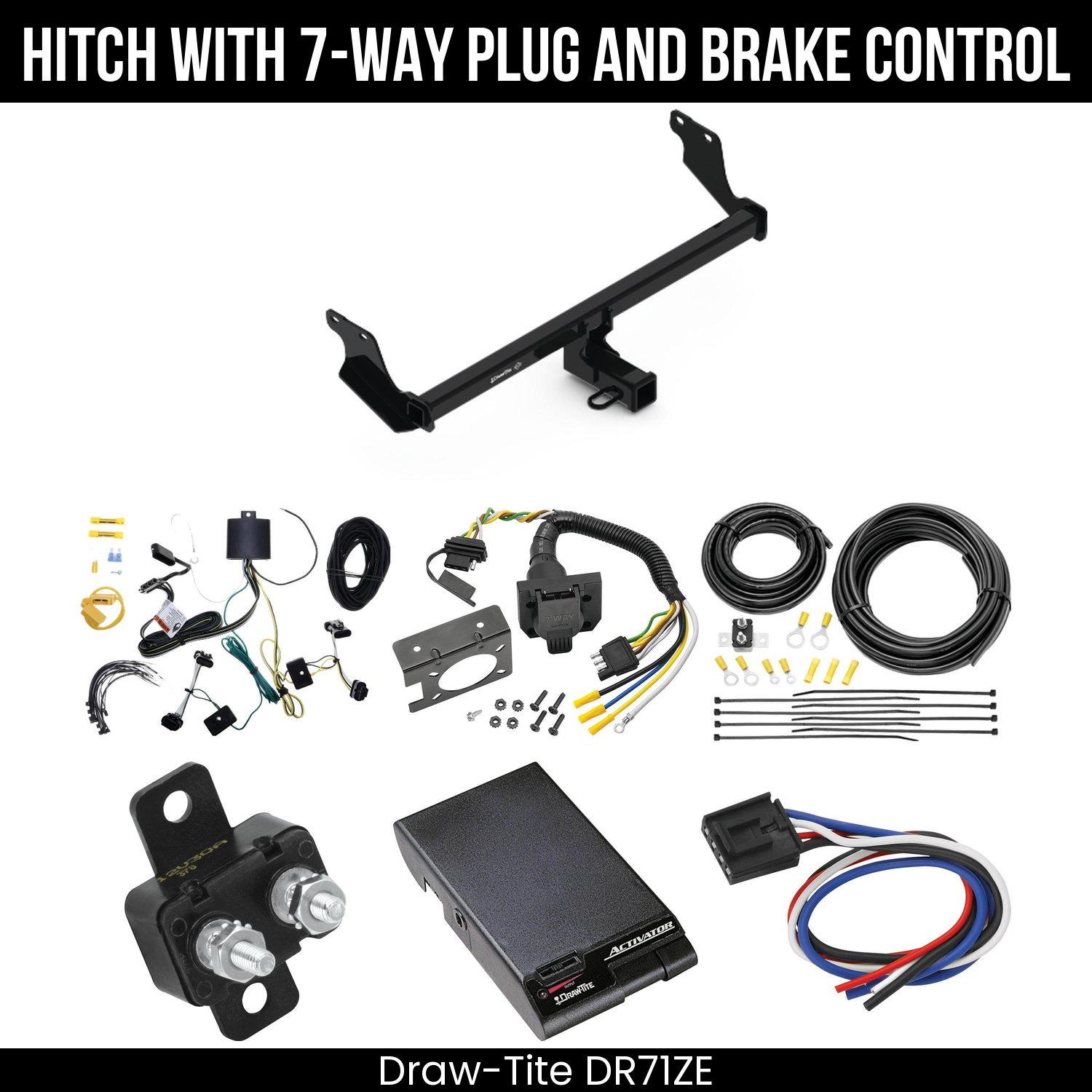 Trailer Hitch , 7-Way , Draw-Tite Activator Brake Control