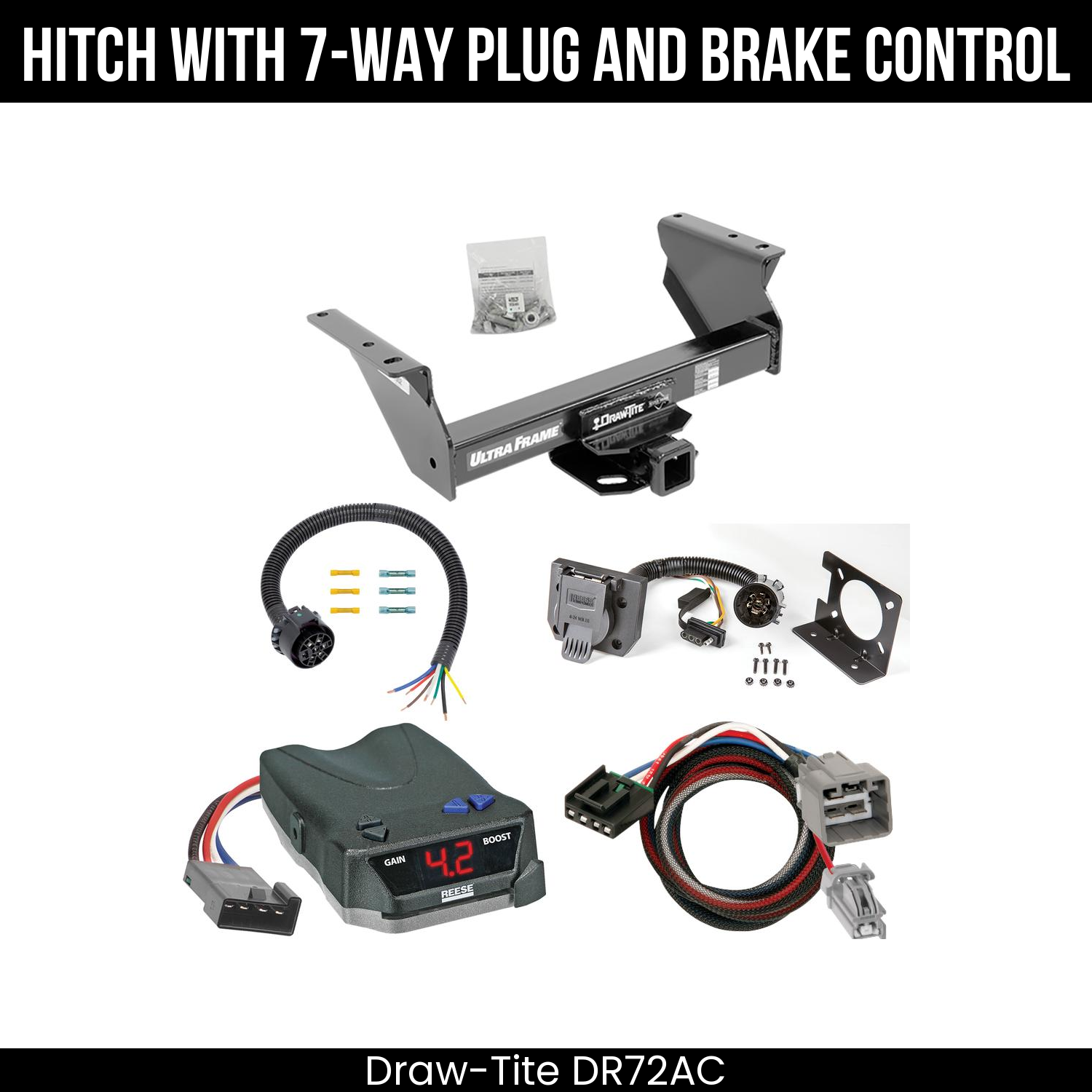 Trailer Hitch , 7-Way , Reese Brake EVN Control
