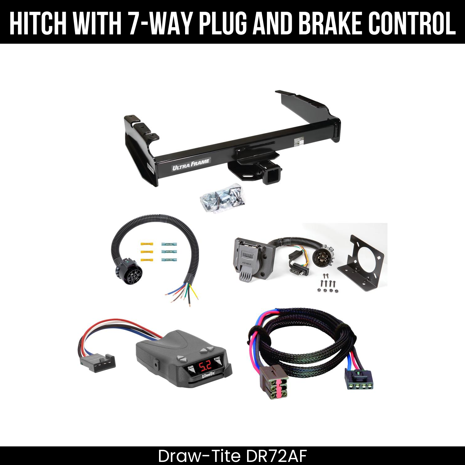 Trailer Hitch , 7-Way , Draw-Tite Activator IV Brake Control