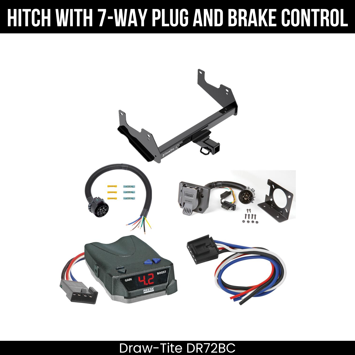 Trailer Hitch , 7-Way , Reese Brake EVN Control