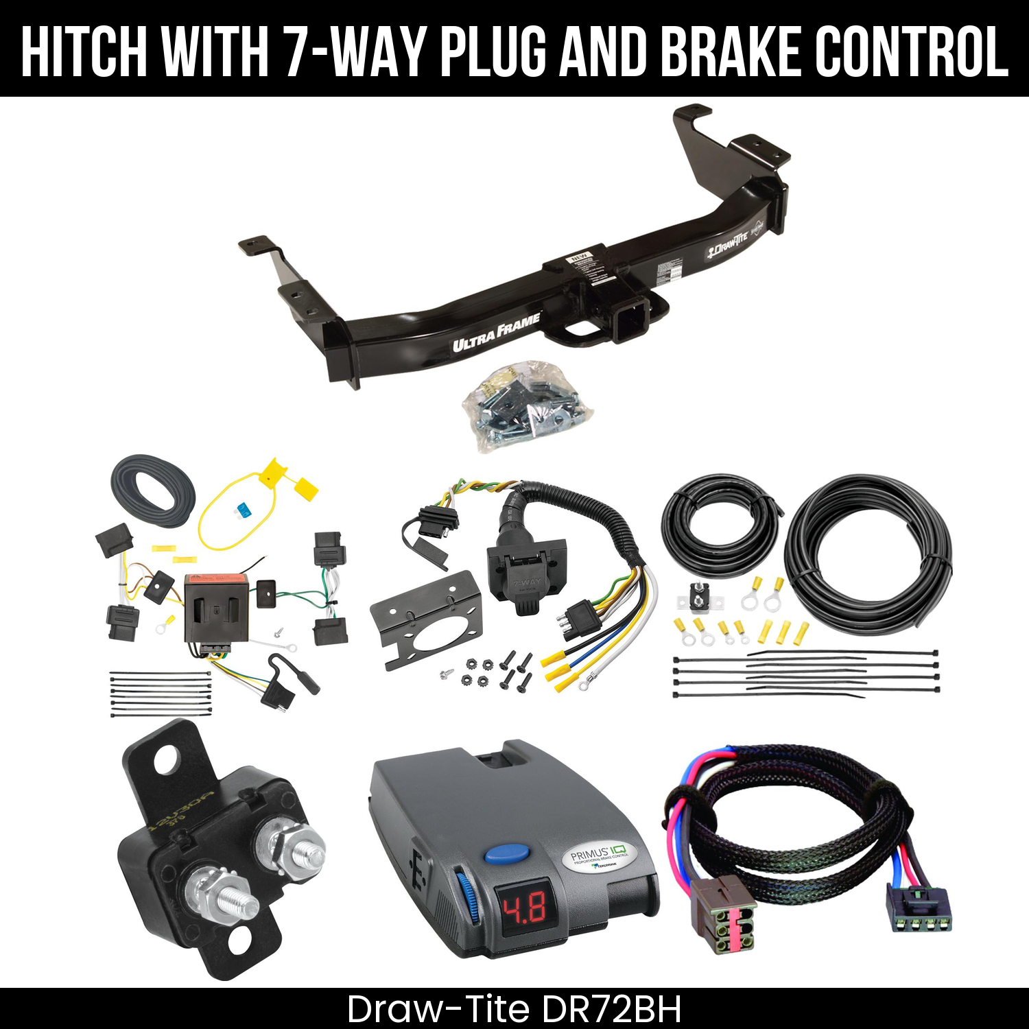 Trailer Hitch , 7-Way , Tekonsha Primus IQ Brake Control