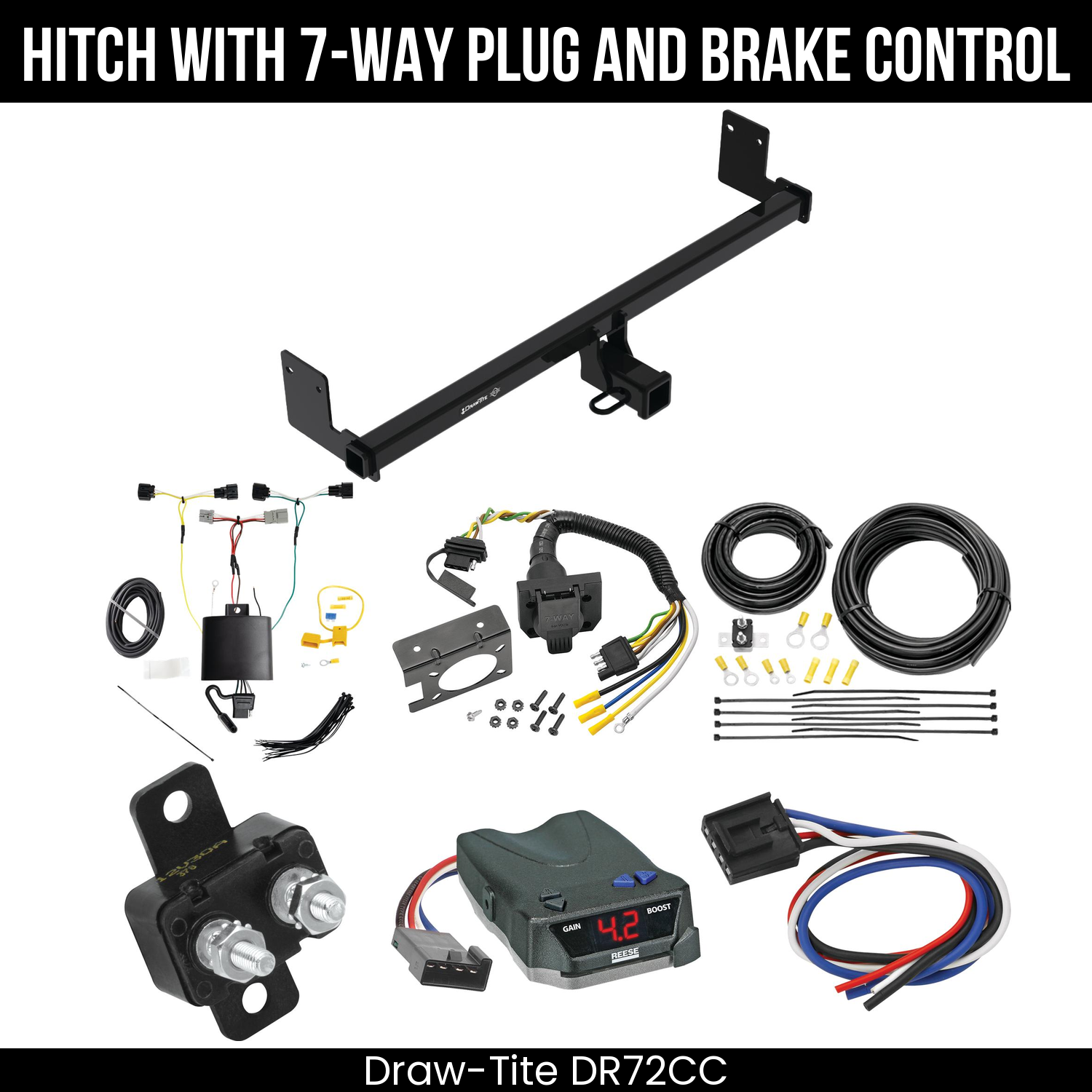 Trailer Hitch , 7-Way , Reese Brake EVN Control