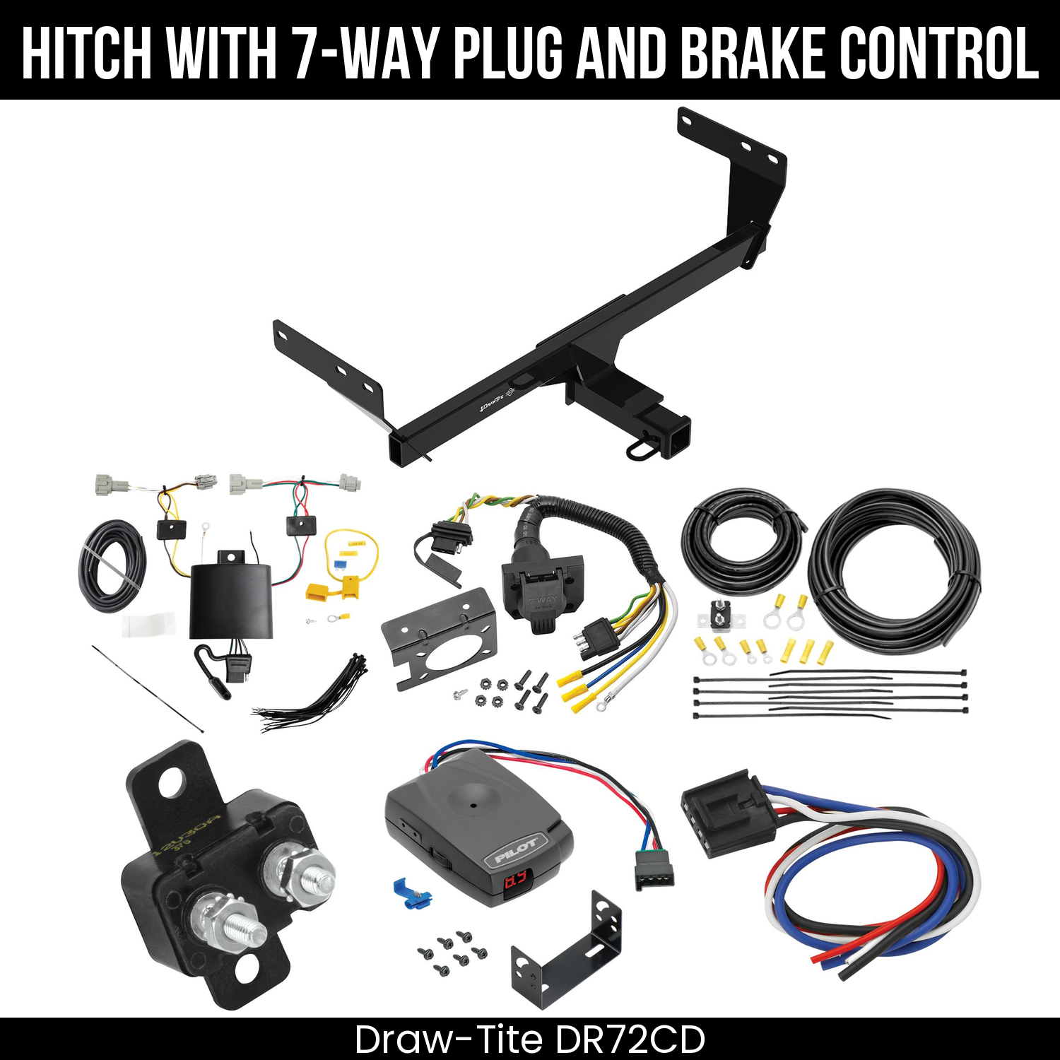 Trailer Hitch , 7-Way , Pro Series Pilot Brake Control