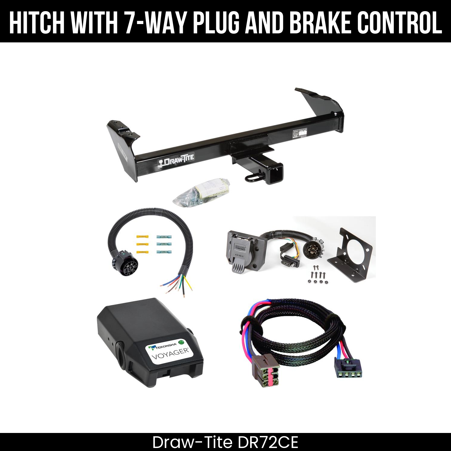 Trailer Hitch , 7-Way , Tekonsha Voyager Brake Control