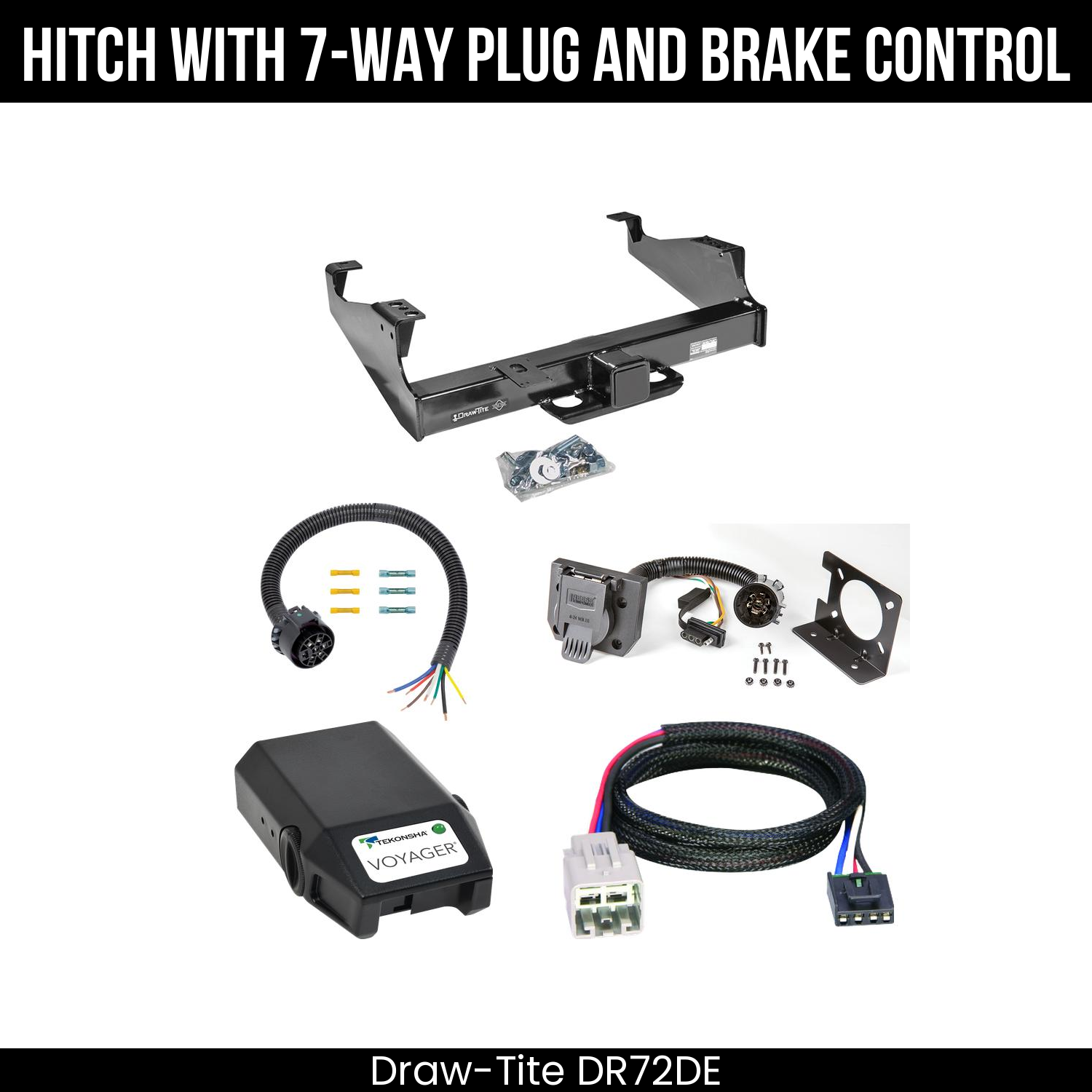 Trailer Hitch , 7-Way , Tekonsha Voyager Brake Control