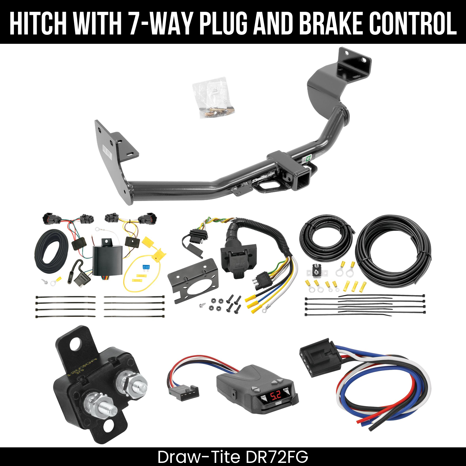 Trailer Hitch , 7-Way , Reese Brakeman IV Brake Control