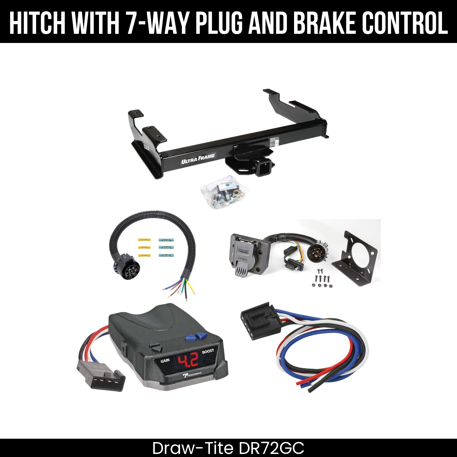Trailer Hitch , 7-Way , Tekonsha Brake EVN Control