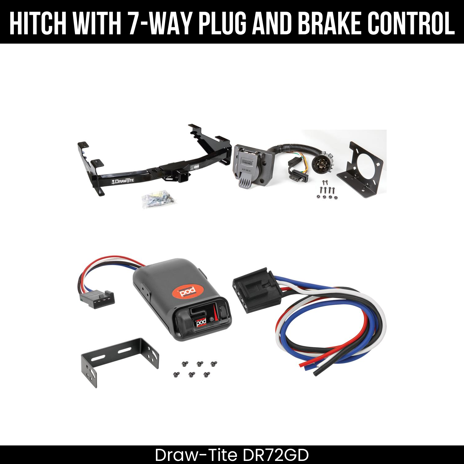 Trailer Hitch , 7-Way , Pro Series POD Brake Control