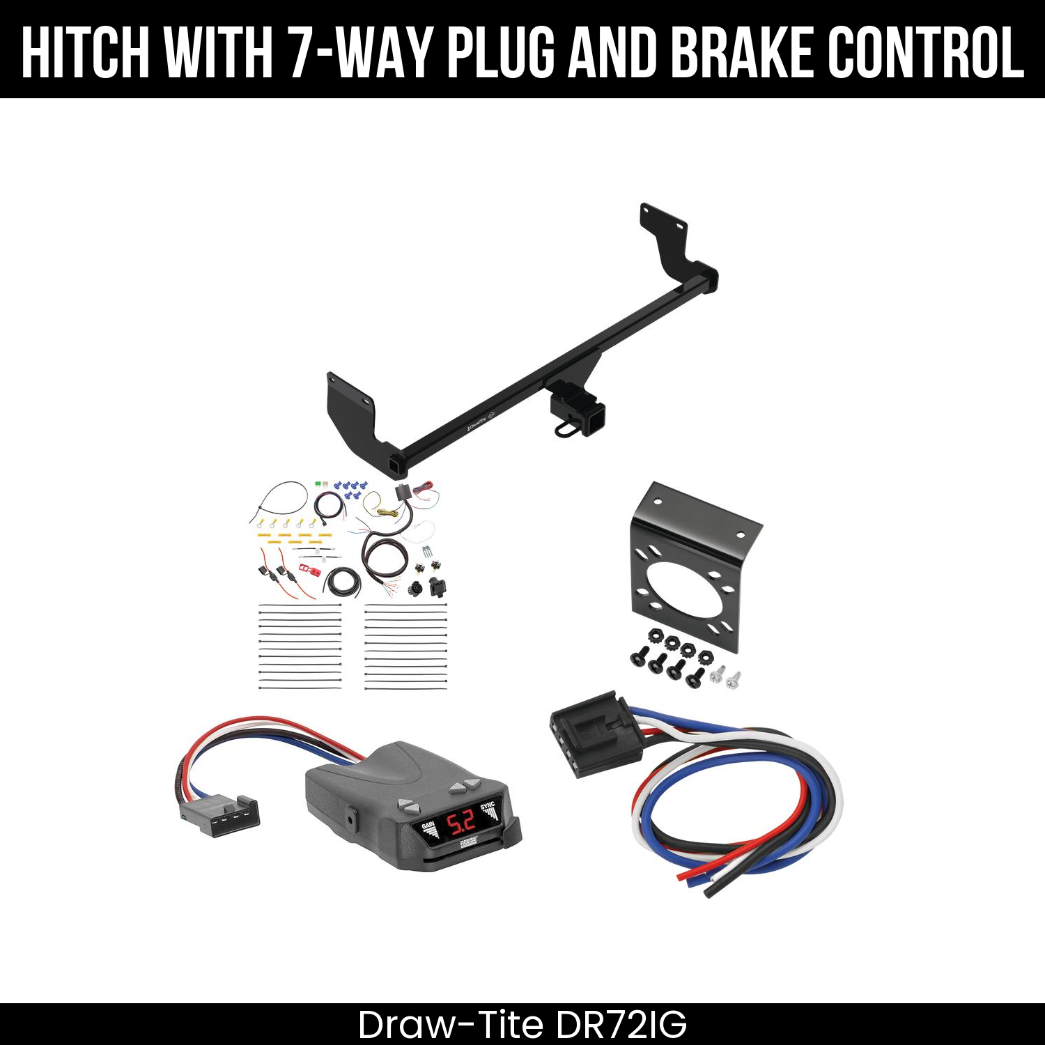 Trailer Hitch , 7-Way , Reese Brakeman IV Brake Control