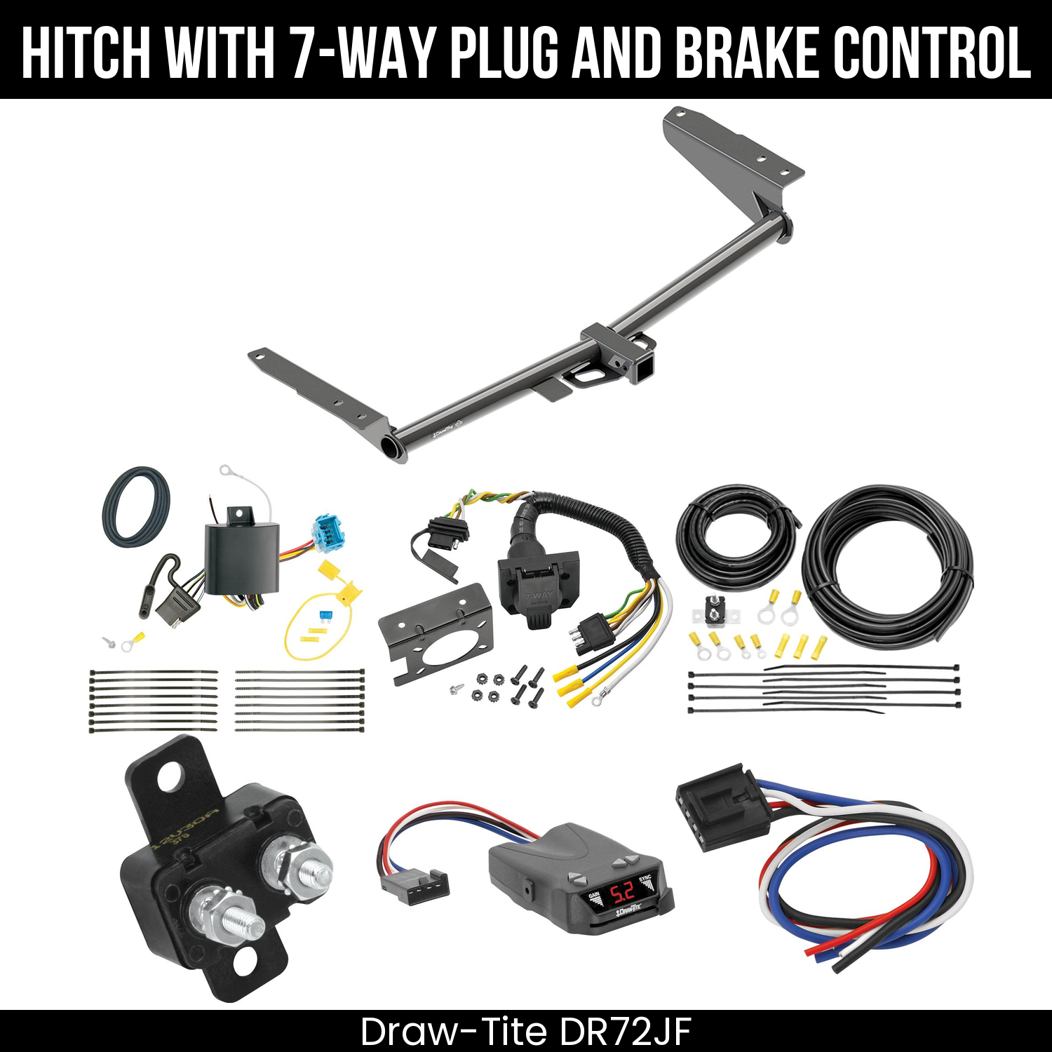 Trailer Hitch , 7-Way , Draw-Tite Activator IV Brake Control