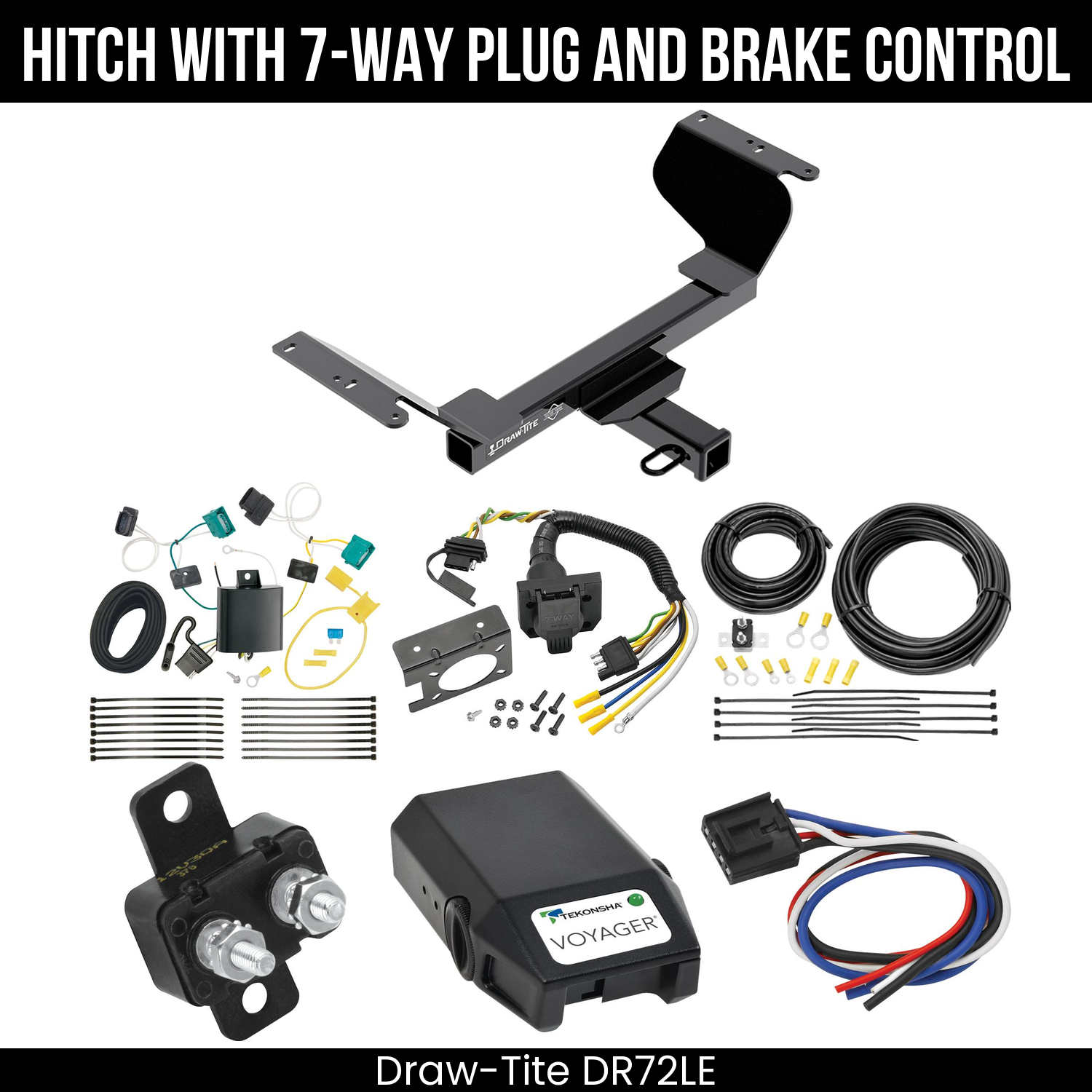 Trailer Hitch , 7-Way , Tekonsha Voyager Brake Control