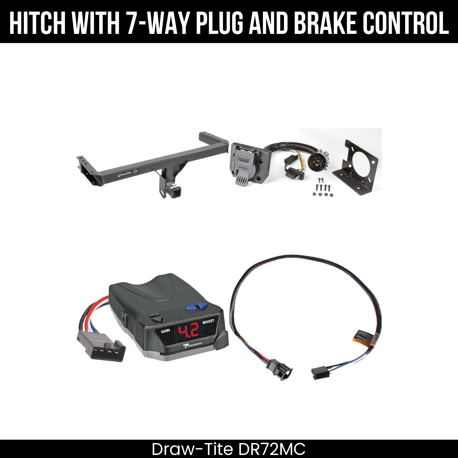 Trailer Hitch , 7-Way , Tekonsha Brake EVN Control